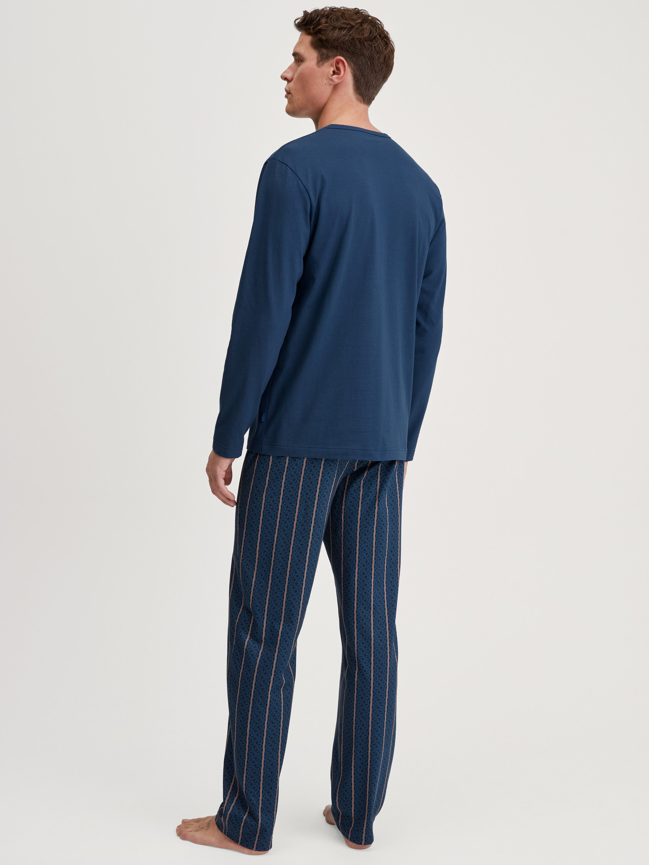 CALIDA Pyjama Relax Imprint Herren (2 tlg) weich, leicht und bequem – Bild 3 von 5