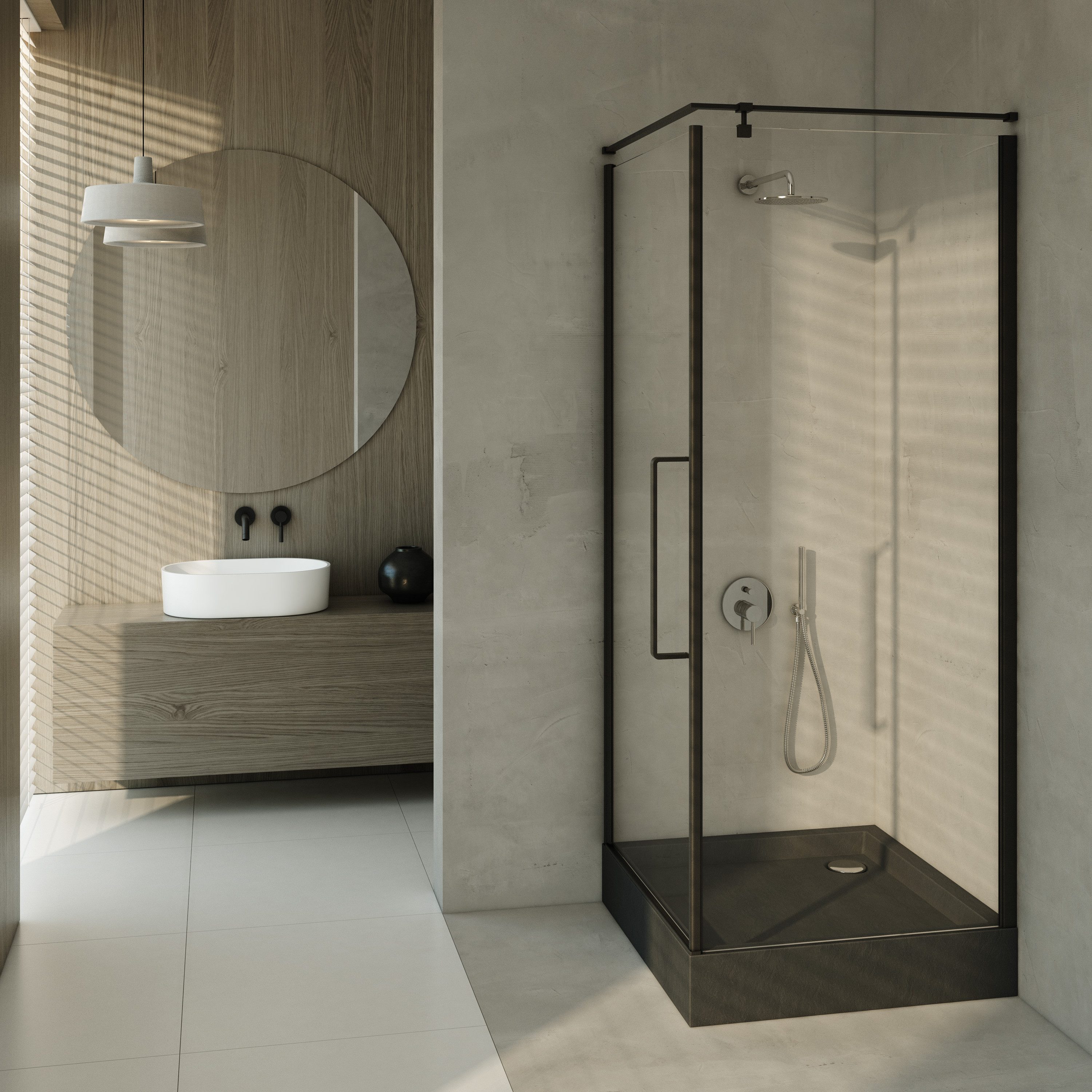 Aquabad® Duschwanne ELEGANA, Quadrat, Acryl, 1-St., günstig online kaufen