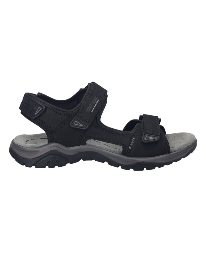 Josef Seibel Arlo 02 (Leder) schwarz Herren Sandale