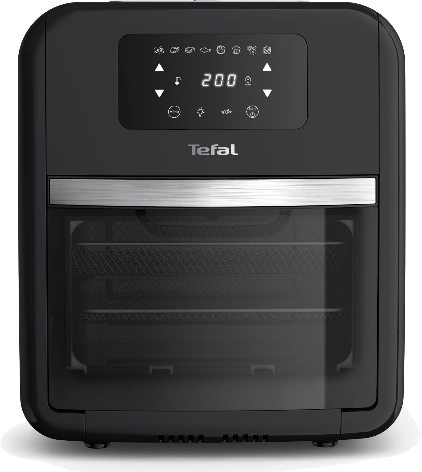 Tefal Heißluftfritteuse FW5018 Easy Fry Oven & Grill, 2000 W, 7 Zubehörteile, 11 L, Temperaturkontrolle, einfach zu Reinigen, Timer