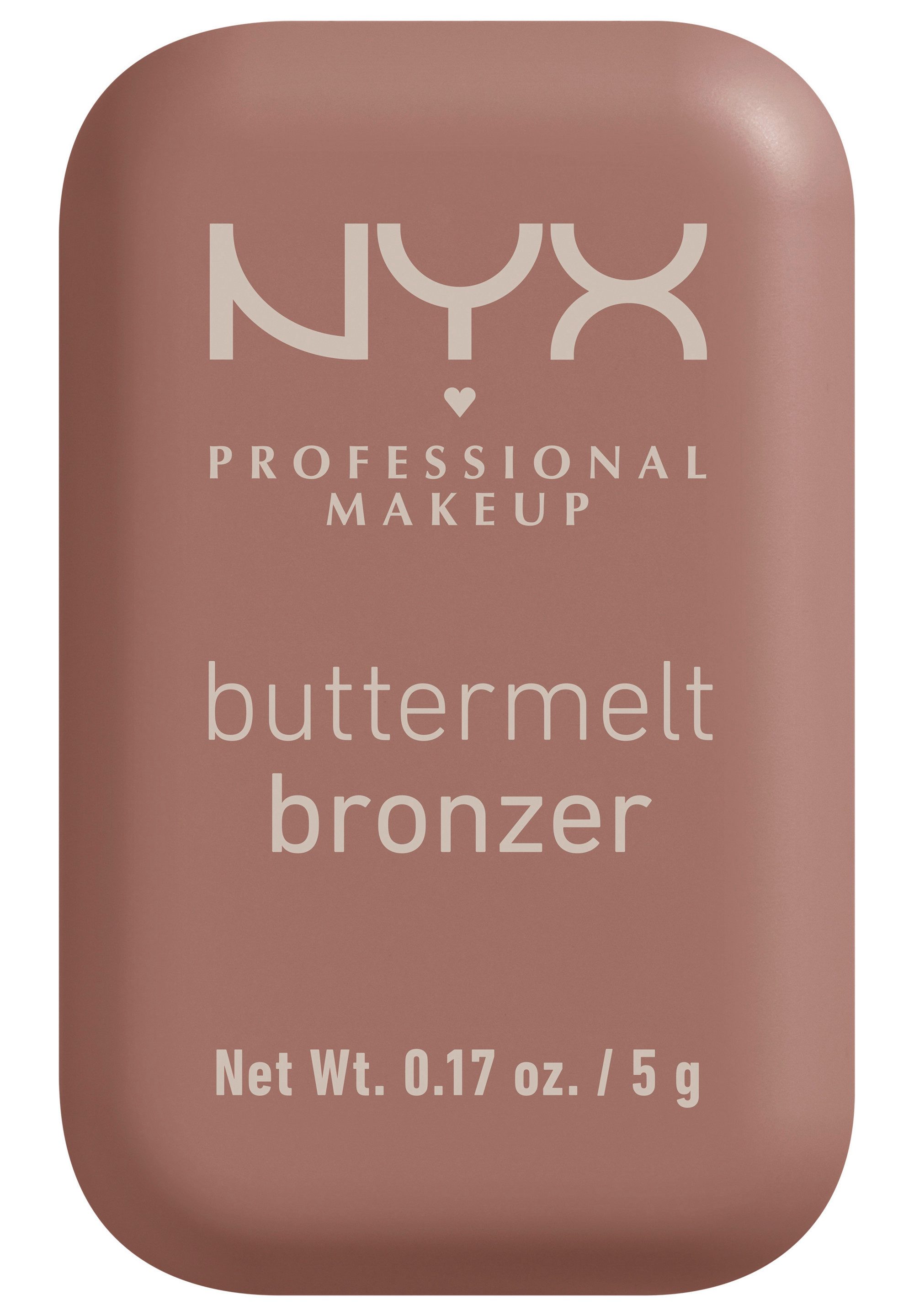 NYX PROFESSIONAL MAKEUP Bronzer BUTTERMELT BRONZE BRONZER, für einen natürlichen Glow, der den ganzen Tag lang hält