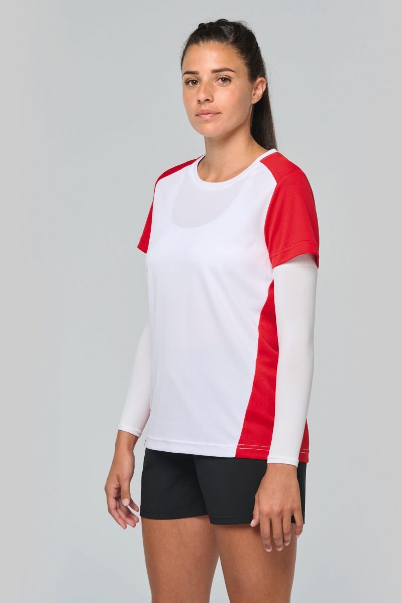 Proact Trainingsshirt Zweifarbiges umweltfreundliches Damen-Sport-T-Shirt günstig online kaufen