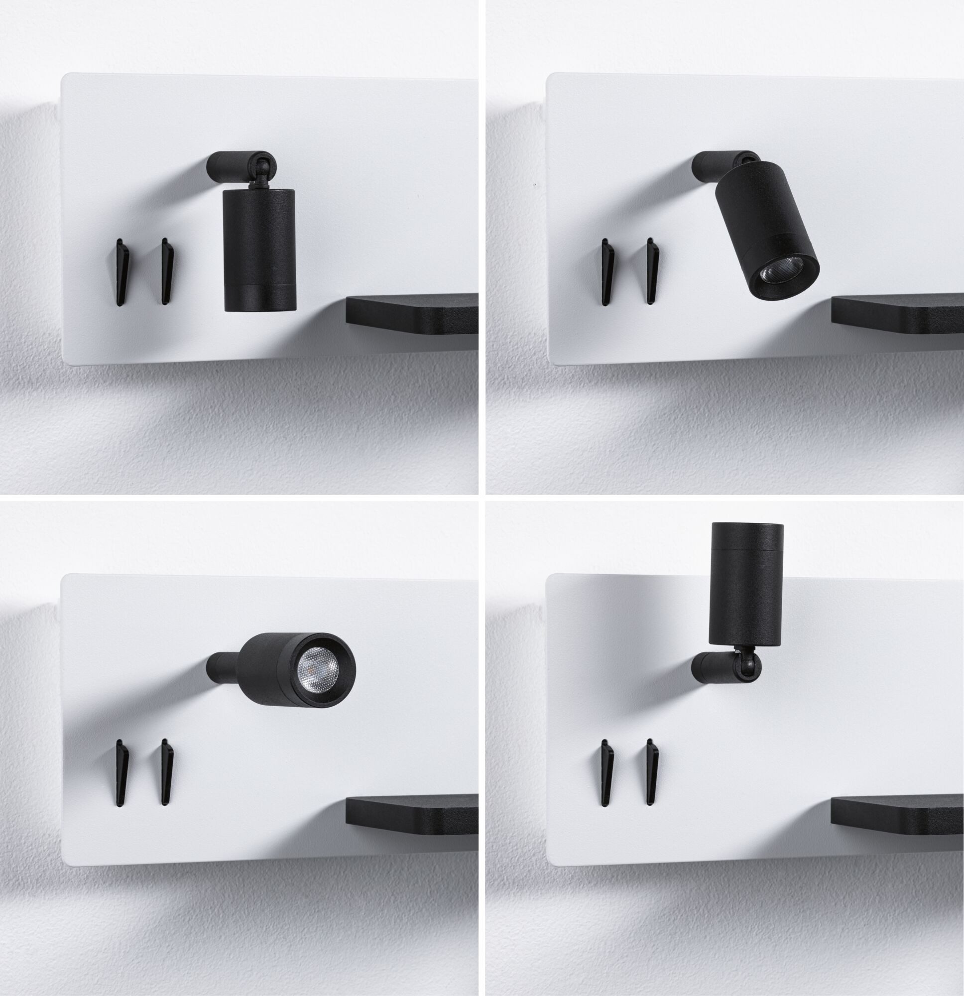 Paulmann LED Wandleuchte Serra 2700K 650lm / 200lm 230V 5,5 / 1x2,6W, LED fest integriert, Warmweiß, Bettleuchte, USB C, dimmbar – Bild 5 von 5