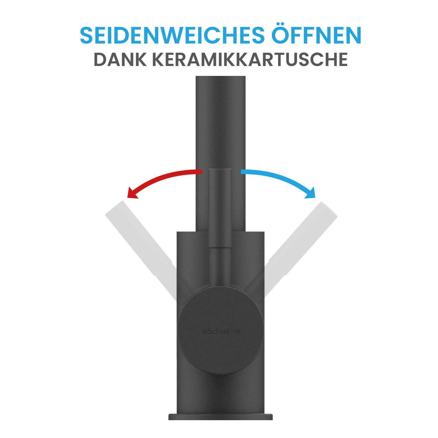 Bächlein Spültischarmatur Küchenarmatur Gleno - Wasserhahn Küche aus Edelstahl