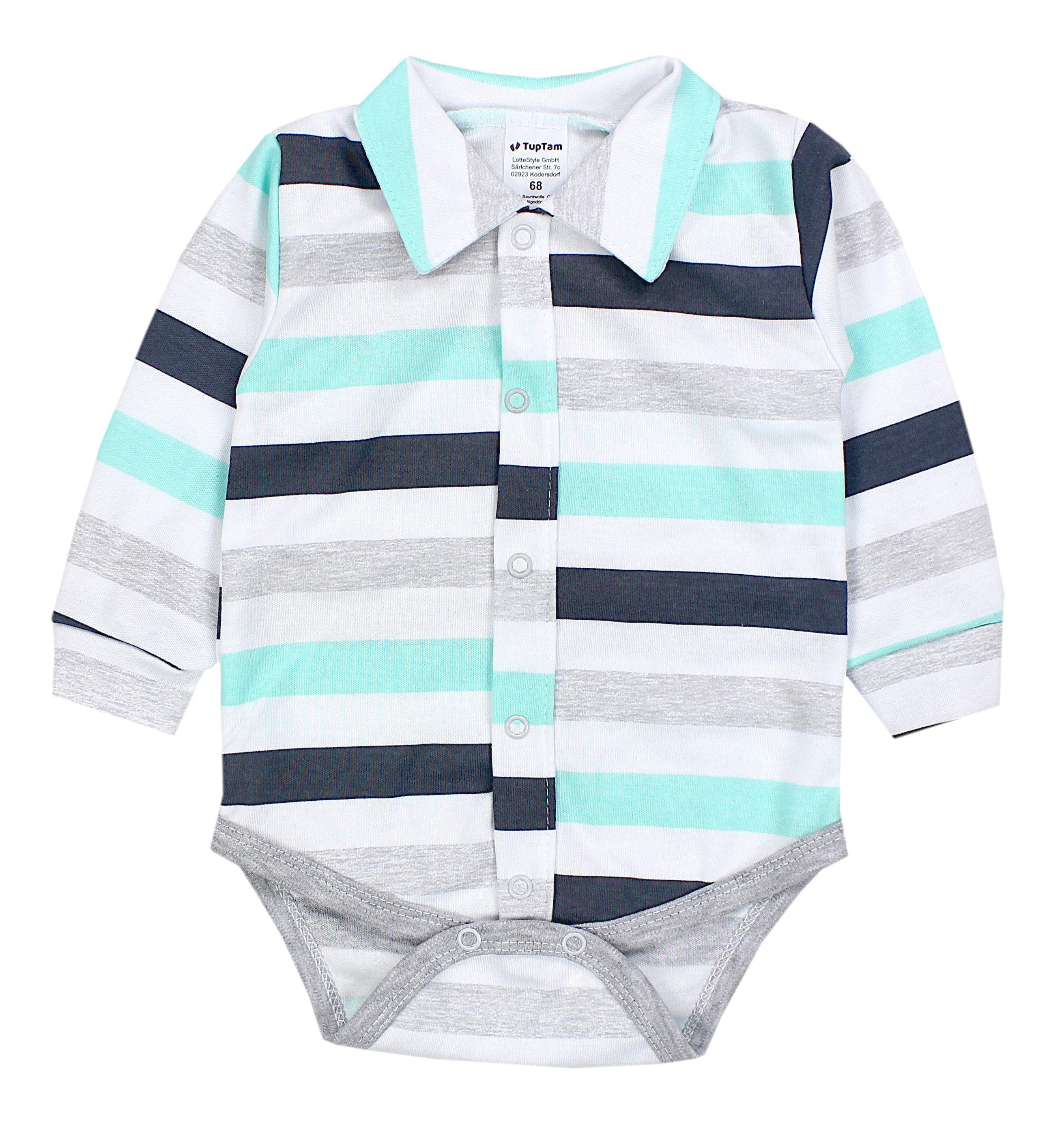 TupTam Baby Jongens Top met Lange Mouwen Set van 5, Veelkleurig 7, 104 TupTam Baby Jongens Top met Lange Mouwen Set van 5, Veelkleurig 7, 104
