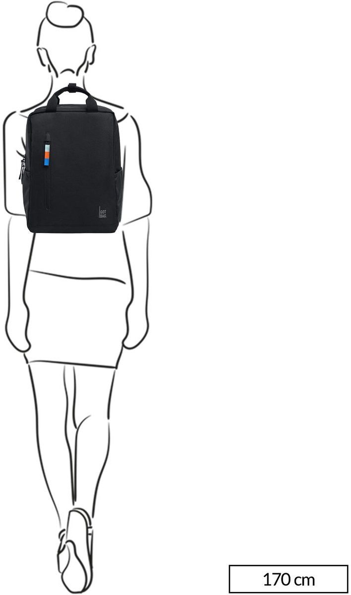 Got Bag Daypack Daypack 2.0 - 14-Zoll Laptopfach - 11 l - recyceltes PET, aus recyceltem PET
