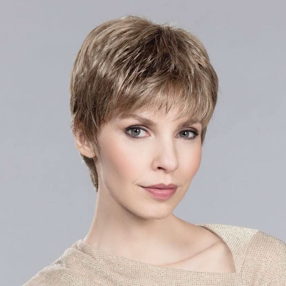 Ellen Wille Kunsthaarperücke Ellen Wille Ginger Large Mono, Kurzhaarschnitt, Large-Cap, Mono-Top, Lace-Front, 62g, luftig-leicht