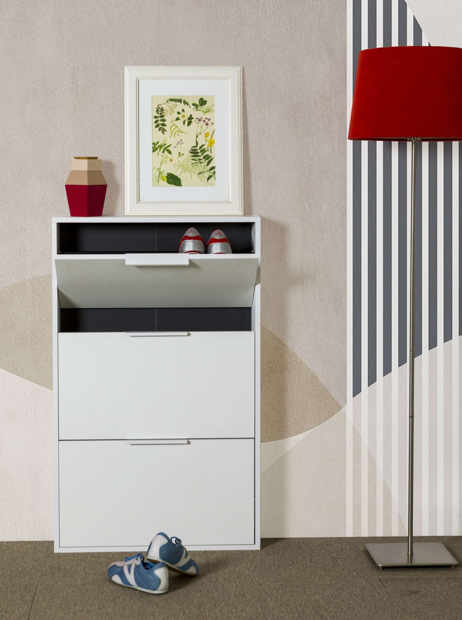 Composad Schuhschrank Espresso,Schuhschrank, Schuhkipper, mit Klappen günstig online kaufen