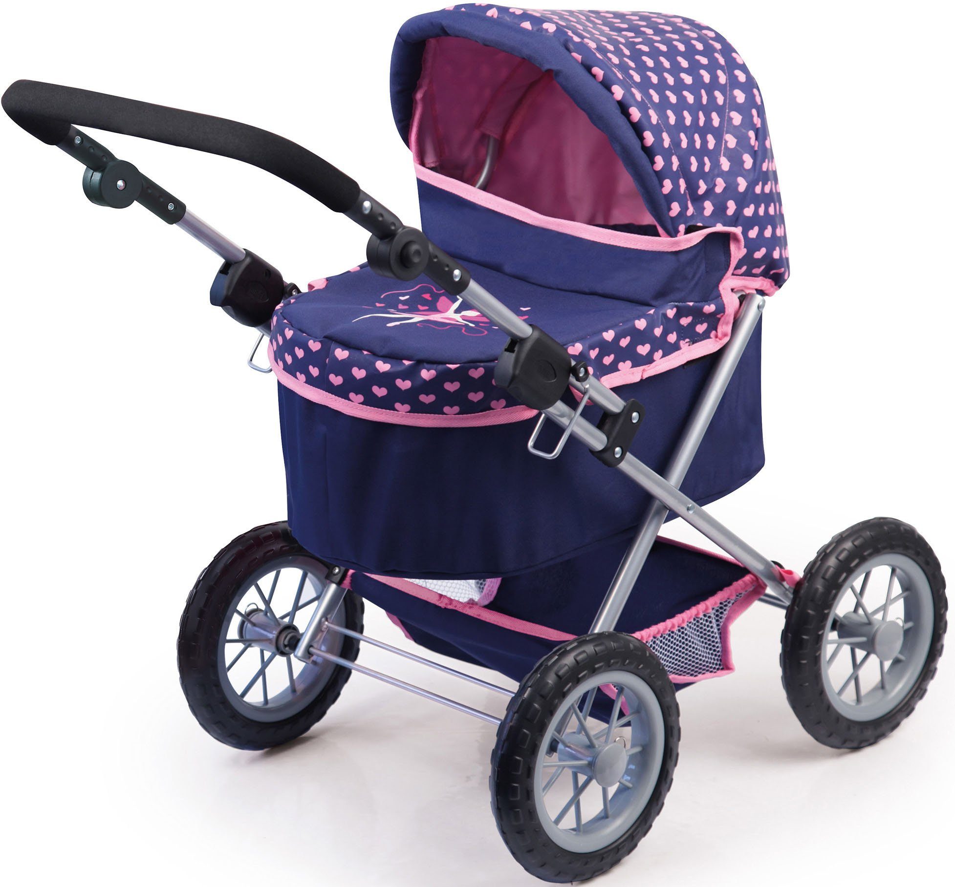 Bayer Puppenwagen Trendy, dunkelblau, mit Wickeltasche günstig online kaufen