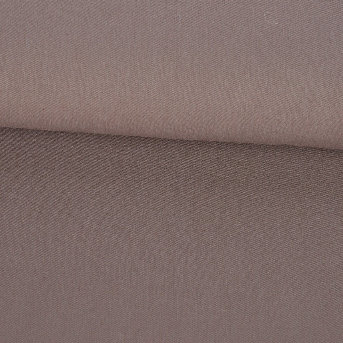 SCHÖNER LEBEN. Stoff Bekleidungsstoff Meterware Twill Köper Wool Touch extra taupe 1,45m, pflegeleicht