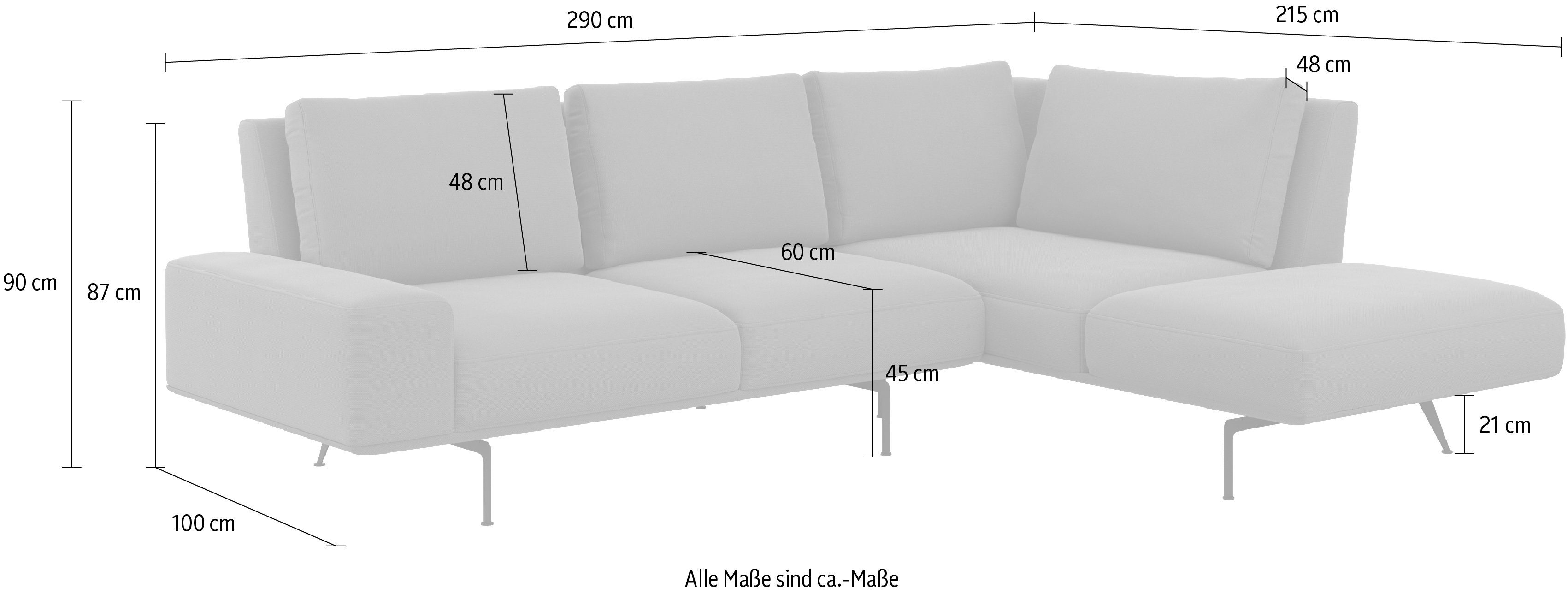 Bodenfreiheit machalke® schöner mit Ecksofa,