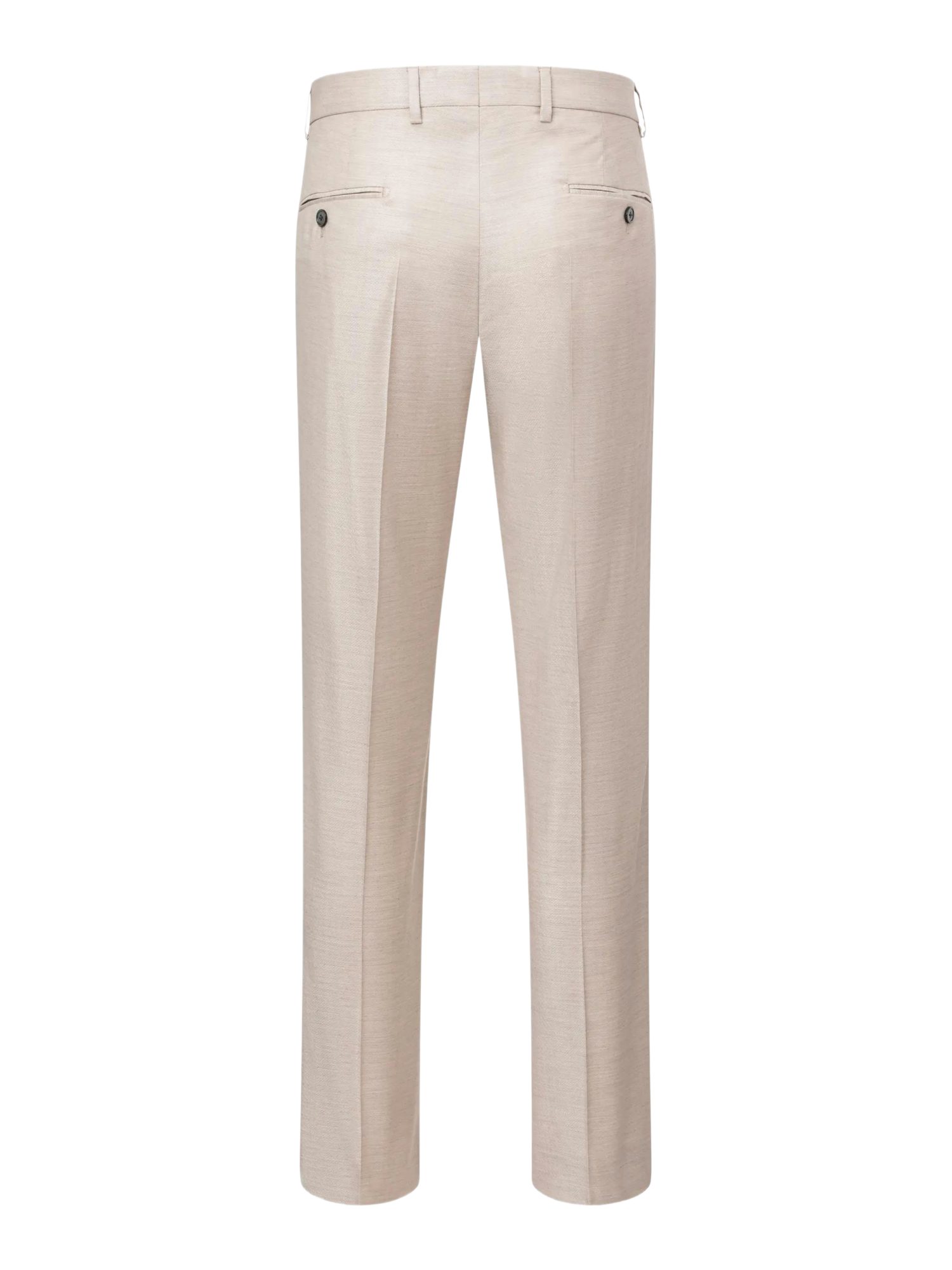 JOOP! Stoffhose natur, Business, Wolle, Unifarben, Slim Fit