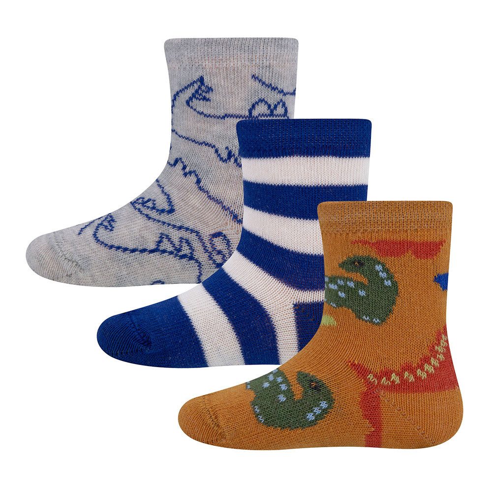 Socken Socken 3er Pack Dino/Ringel