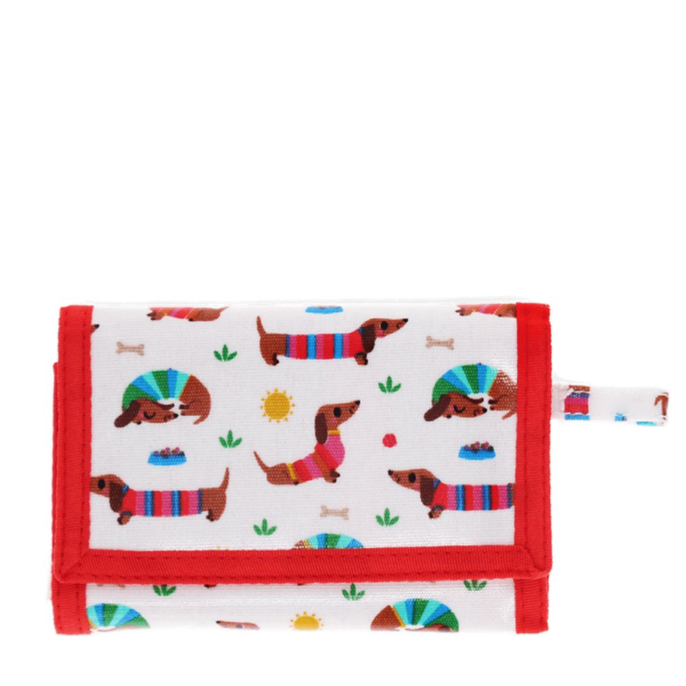 Rex London Geldbörse Sunny Sausage Dog, Einhorn (Portemonnaie, 1-tlg., Kinderbrieftasche), ca. 24,5 x 13,5 x 0,8 cm