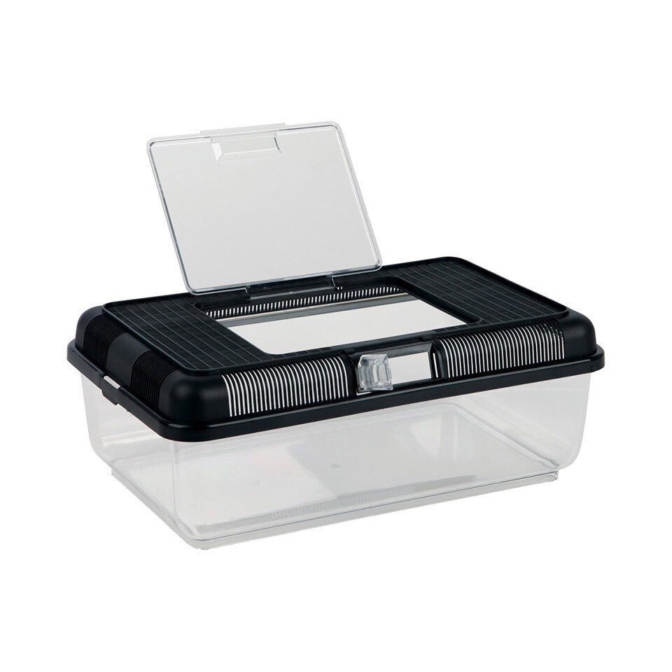 TRIXIE Tiertransportbox Transport- & Fütterungsbox