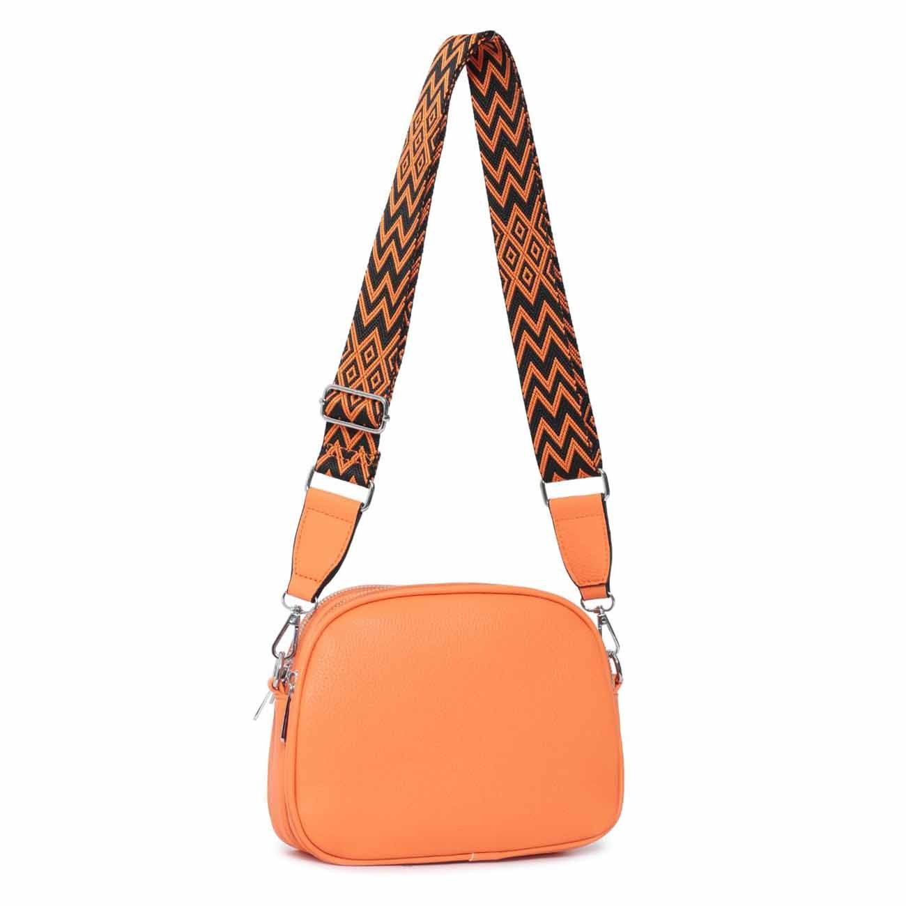 ITALYSHOP24 Schultertasche Damen Tasche Crossbody Handytasche, als Schultertasche, Crossover, Umhängetasche tragbar