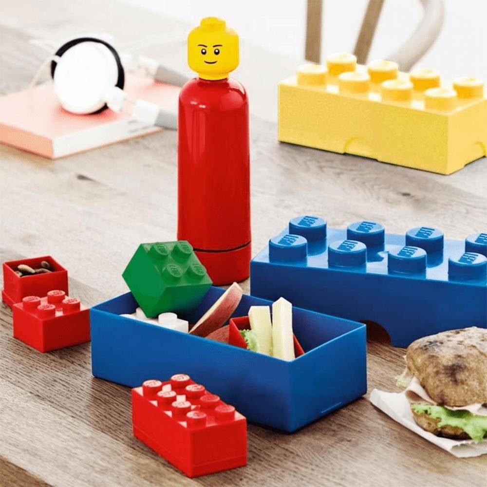 Room Copenhagen Lunchbox LEGO® 10 x Brotdose 7,5 19,8 cm, Box Noppen, Lunch 8, 8 Pink, x mit