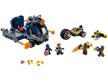 LEGO® Konstruktionsspielsteine LEGO® Marvel Super Heroes™ - Avengers Truck-Festnahme, (Set, 477 St)