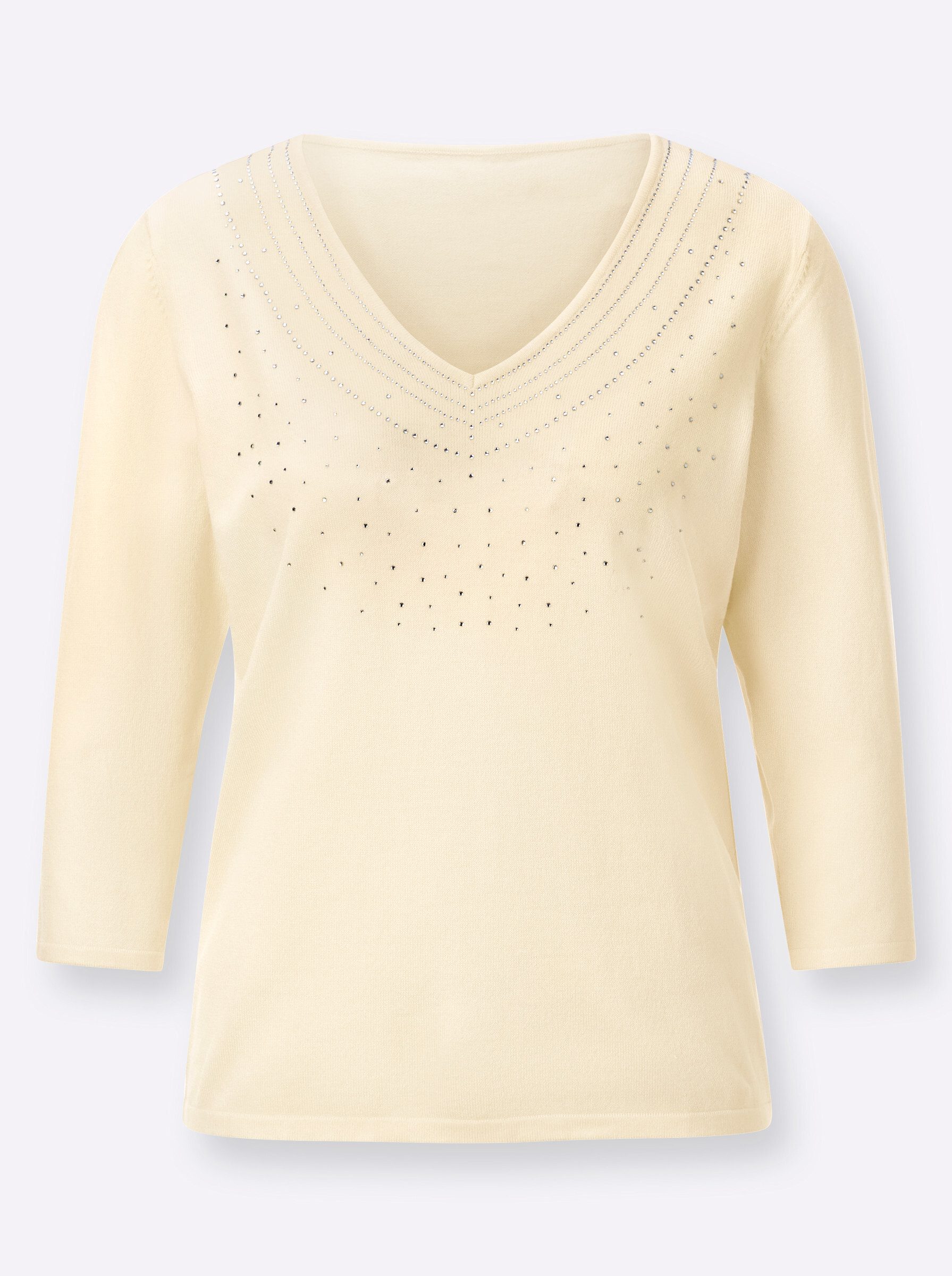 Strickpullover 3/4-Arm-Pullover 3/4-Arm Jersey