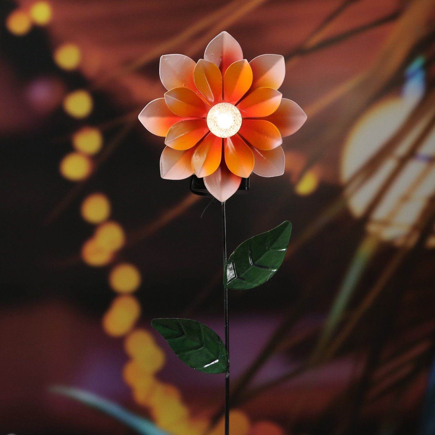 MARELIDA LED Solarleuchte Solar Gartenstecker Blume günstig online kaufen
