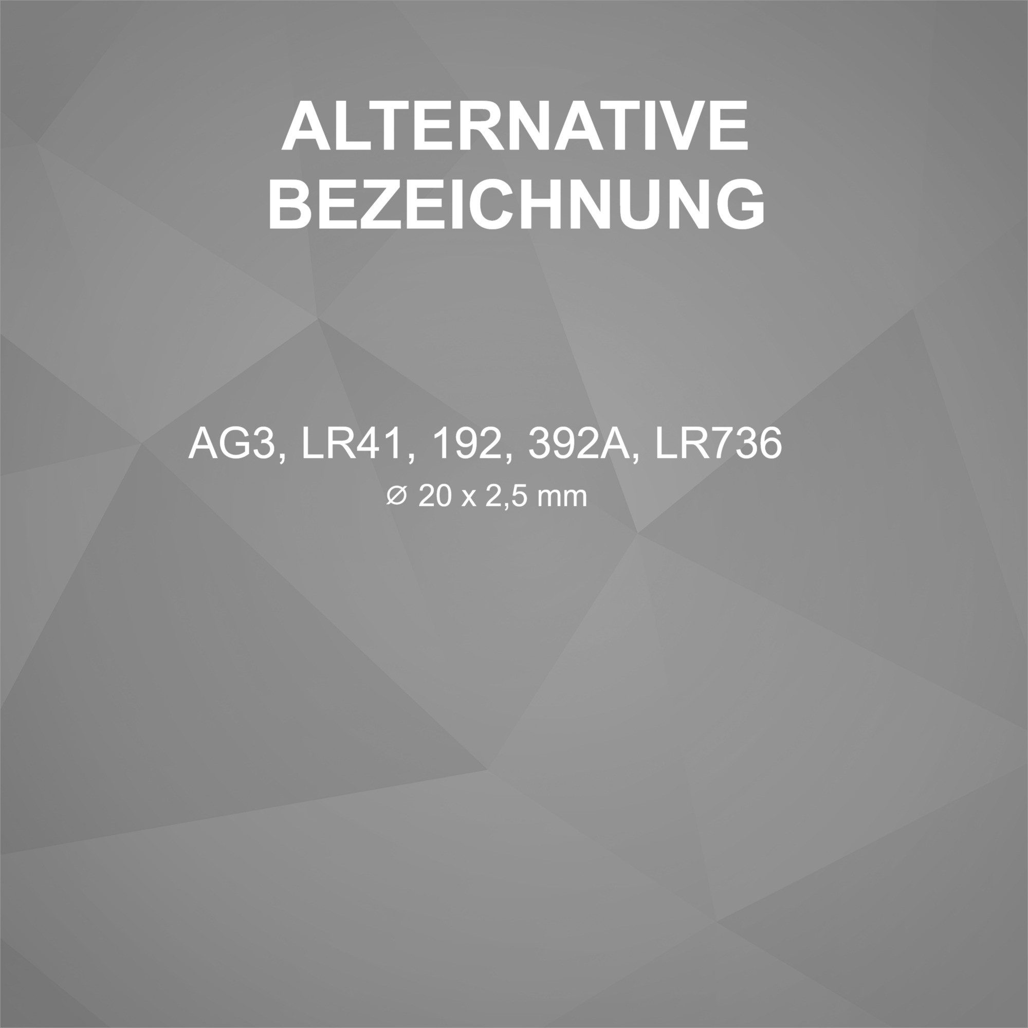 HyCell Alkaline Knopfzellen LR41 1,5V, 4 Stück, für Uhr, Waage uvm Knopfzelle
