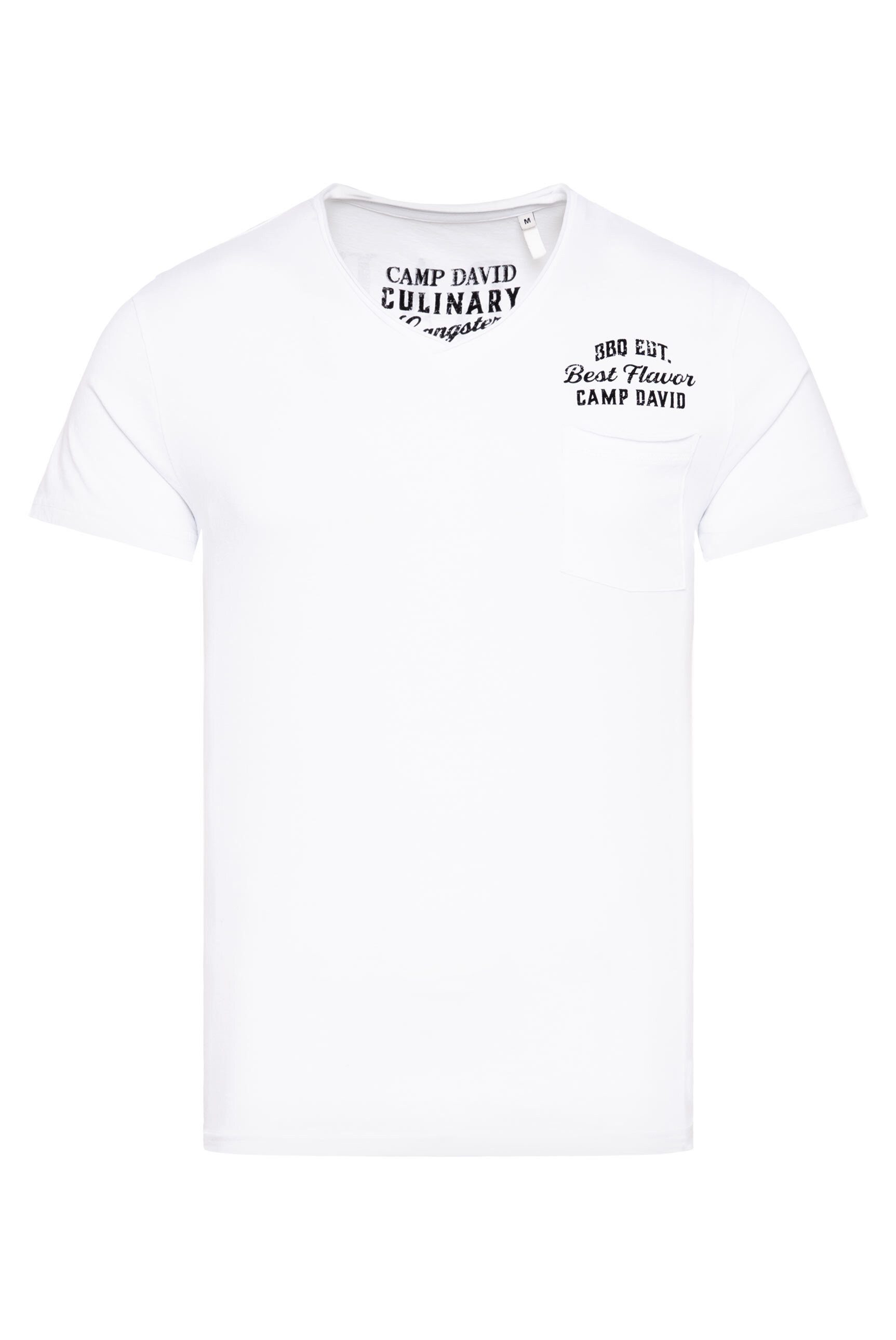 CAMP DAVID V-Shirt, mit Brusttasche günstig online kaufen