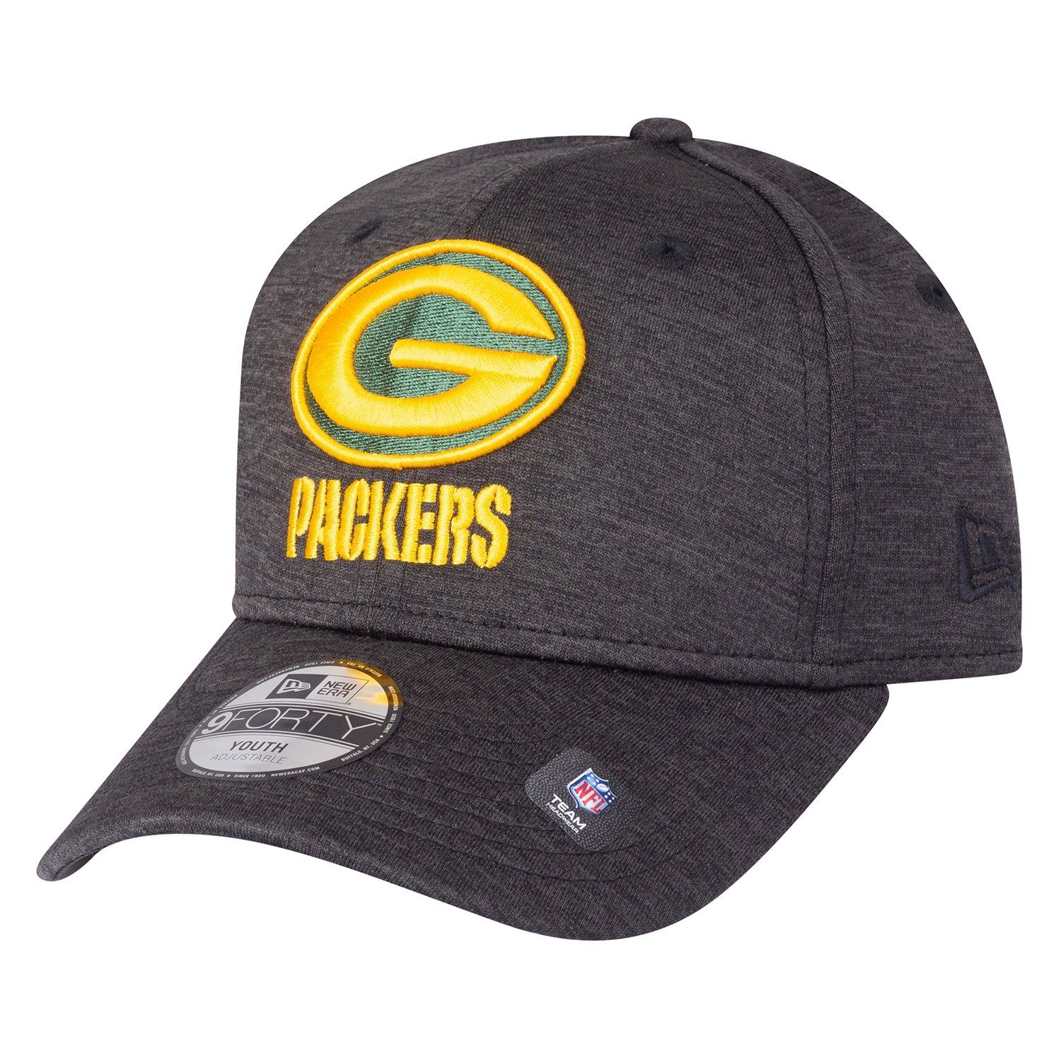 New Era Baseball Cap Jugendliche 9Forty Shadow Tech NFL Teams Green Bay Packers GOLD | Baseball Caps