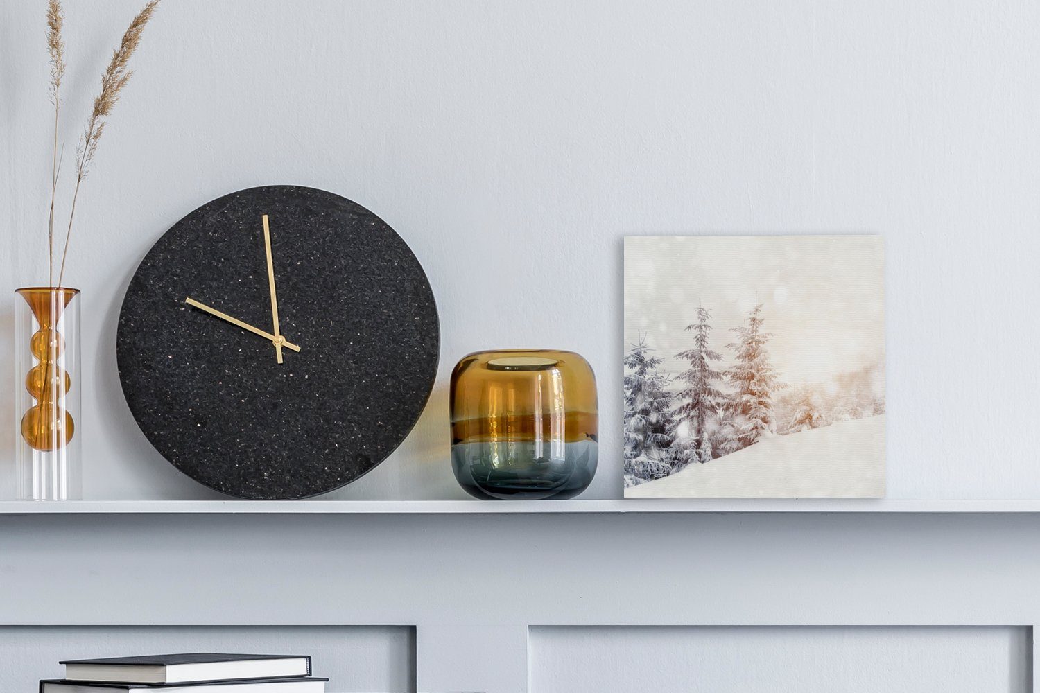 OneMillionCanvasses® Leinwandbild Baum - Schnee - Winter, Fotodruck (1 St), günstig online kaufen