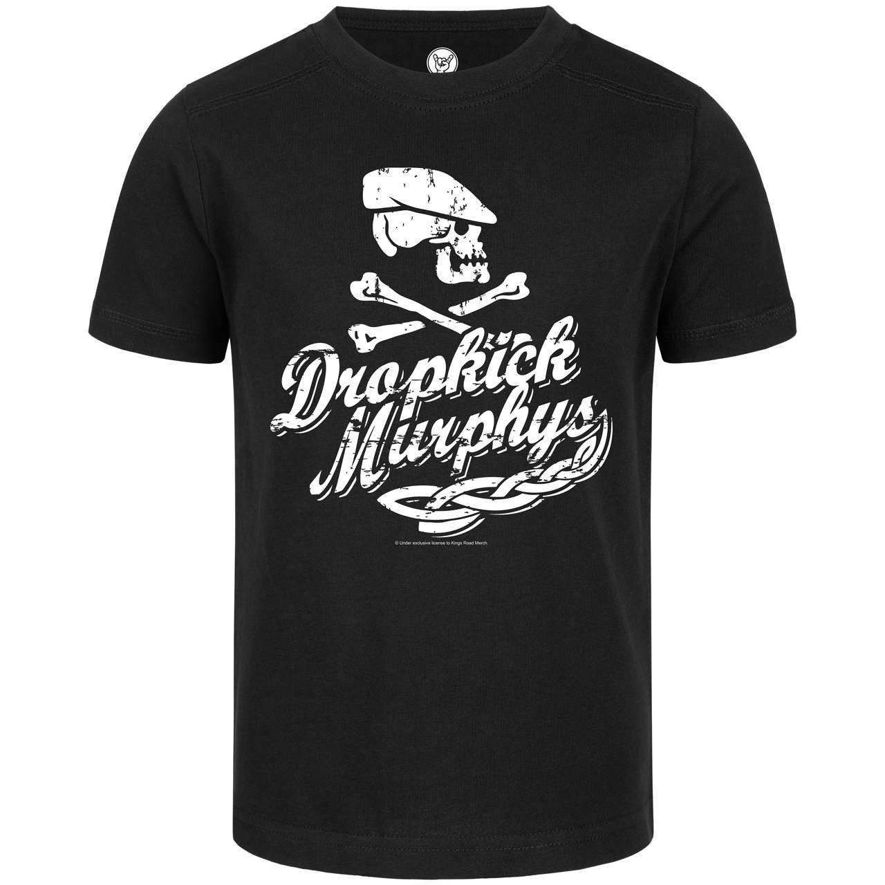 T-Shirt mit Dropkick Murphys (Scally Skull Ship) Aufdruck für Kinder (2–14 J)