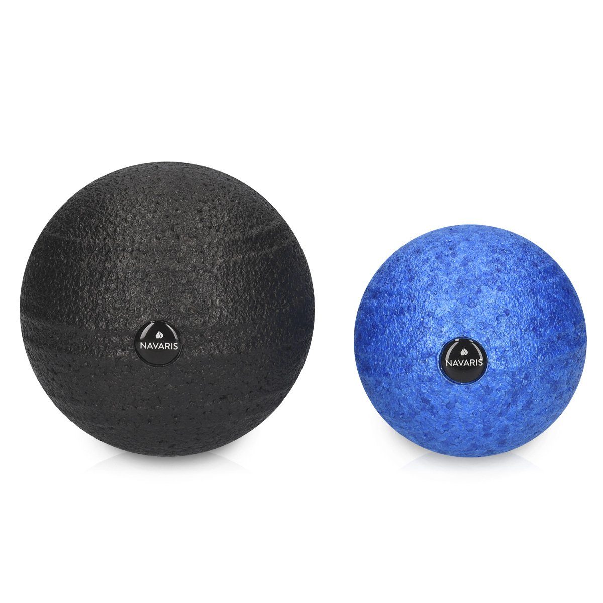 - Stoffball Set 2 Blau Selbstmassage Navaris Faszienball Größen zur