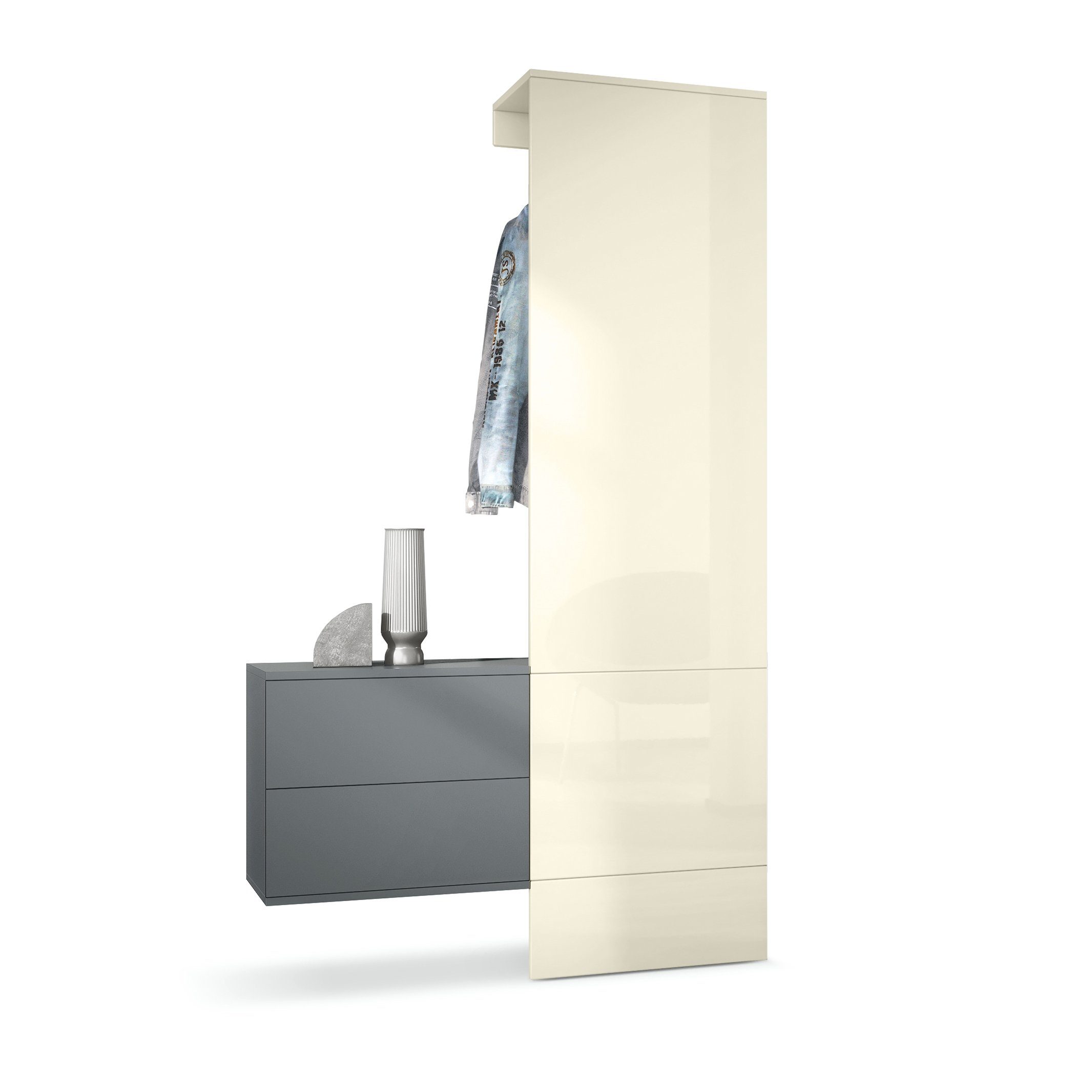 Vladon Garderoben-Set Carlton Set 2, (Wandgarderobe günstig online kaufen