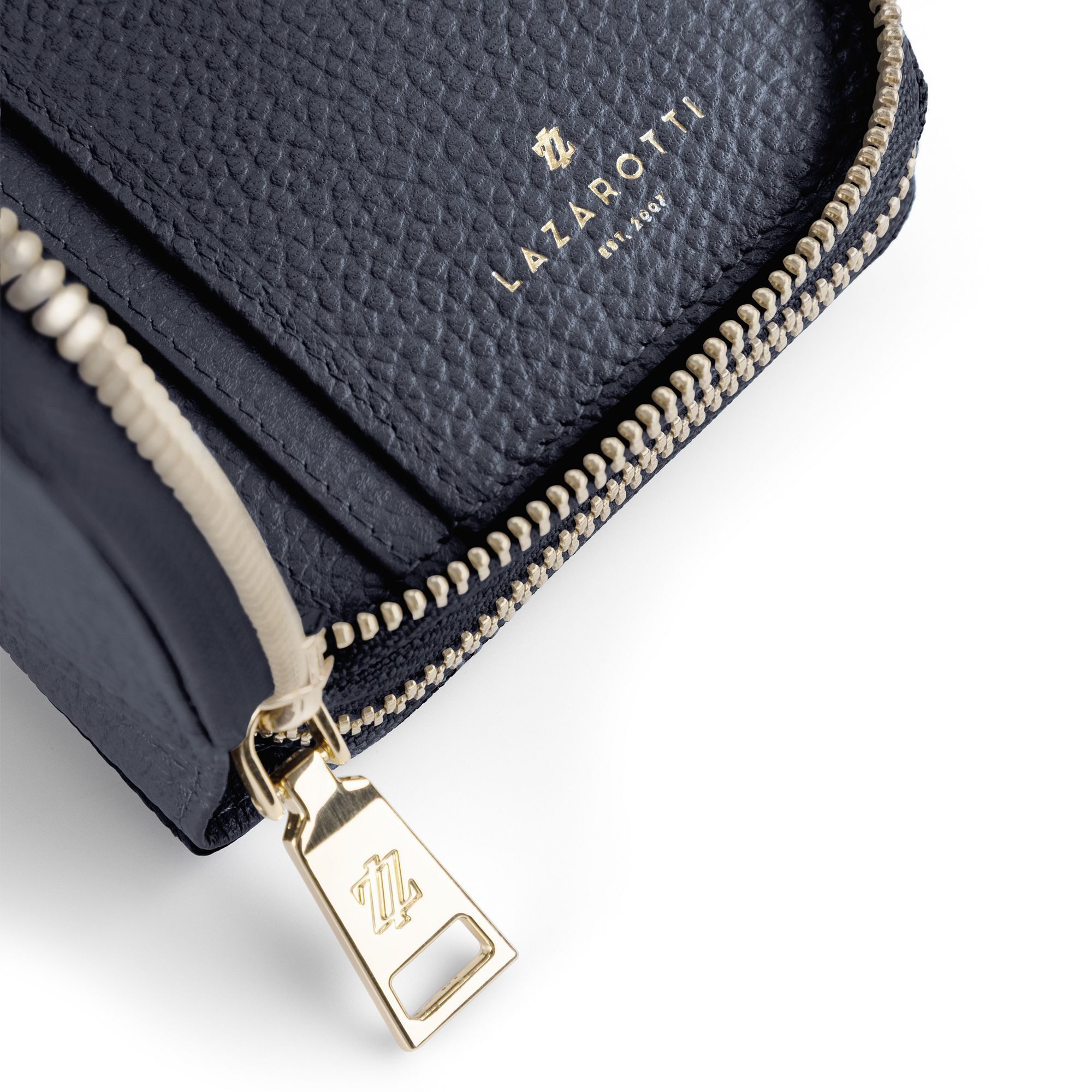 Lazarotti Geldbörse Bologna Leather XL Double Zip-Around Geldbörse RFID Leder 20 cm – Bild 4 von 5