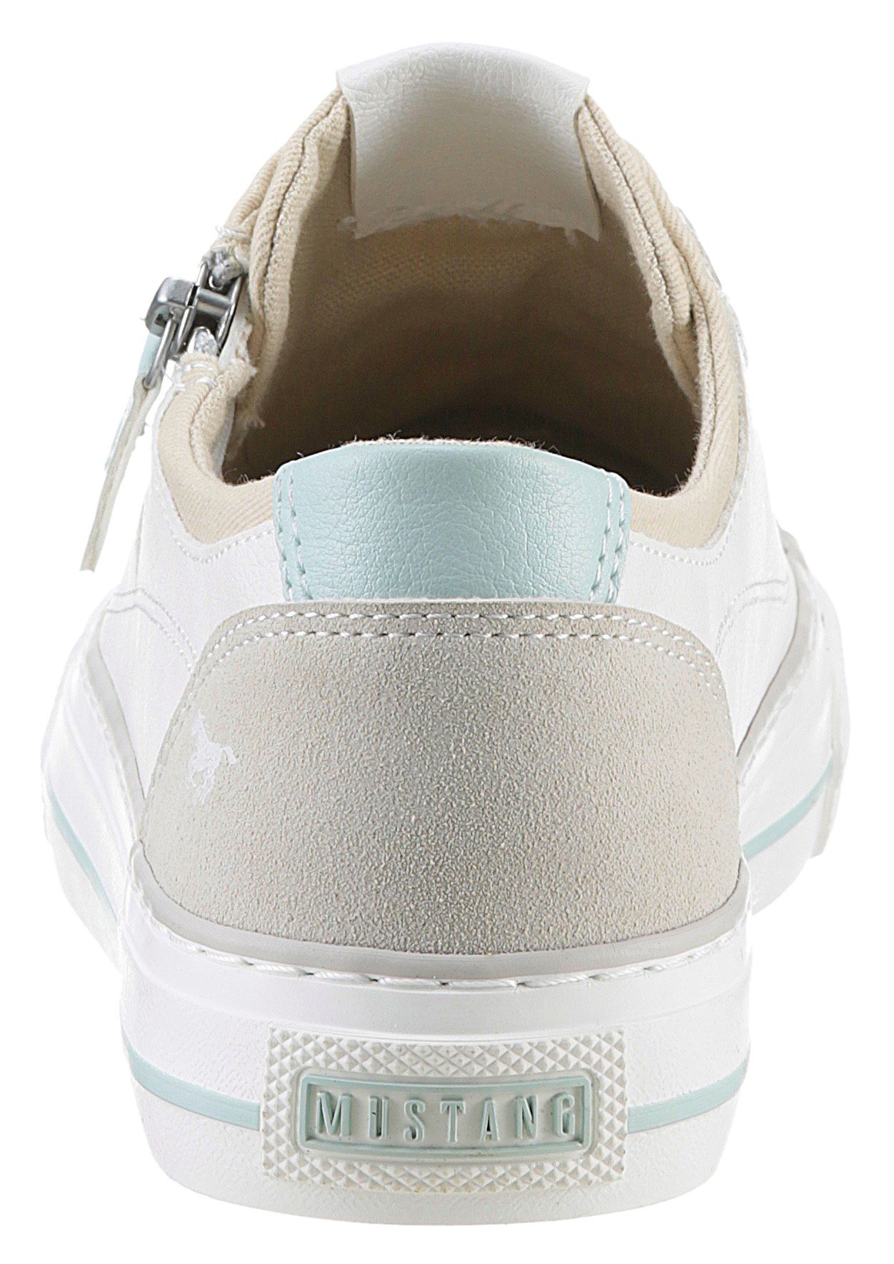 Mustang Shoes Sneaker mit seitlichem Reißverschluss, Freizeitschuh, Halbsch günstig online kaufen
