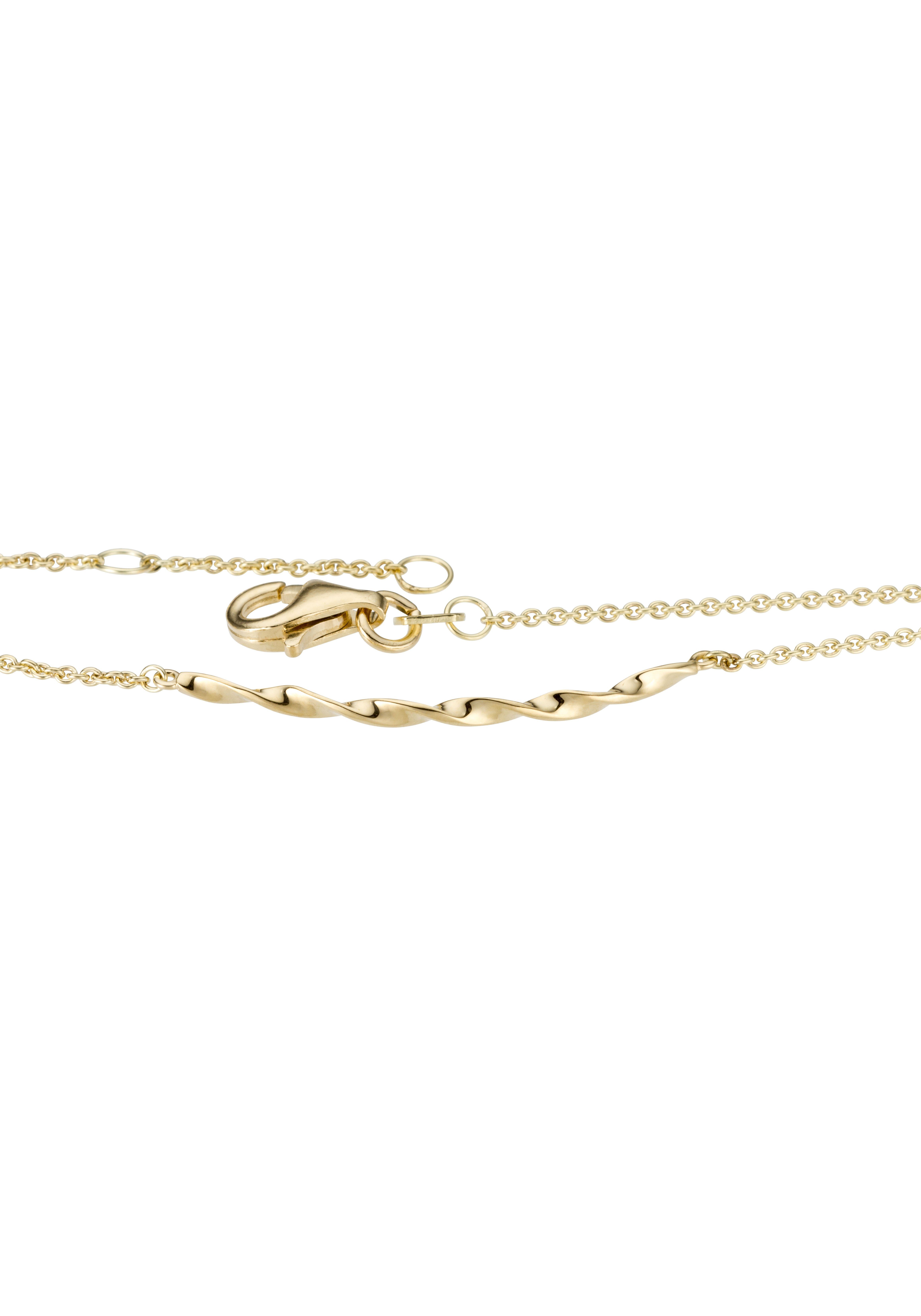 Firetti Goldarmband Schmuck Geschenk Gold 585, glänzend, gedrehtes Element, zu Kleid, Shirt, Jeans, Sneaker! Anlass Geburtstag Weihnachten | Goldarmbänder