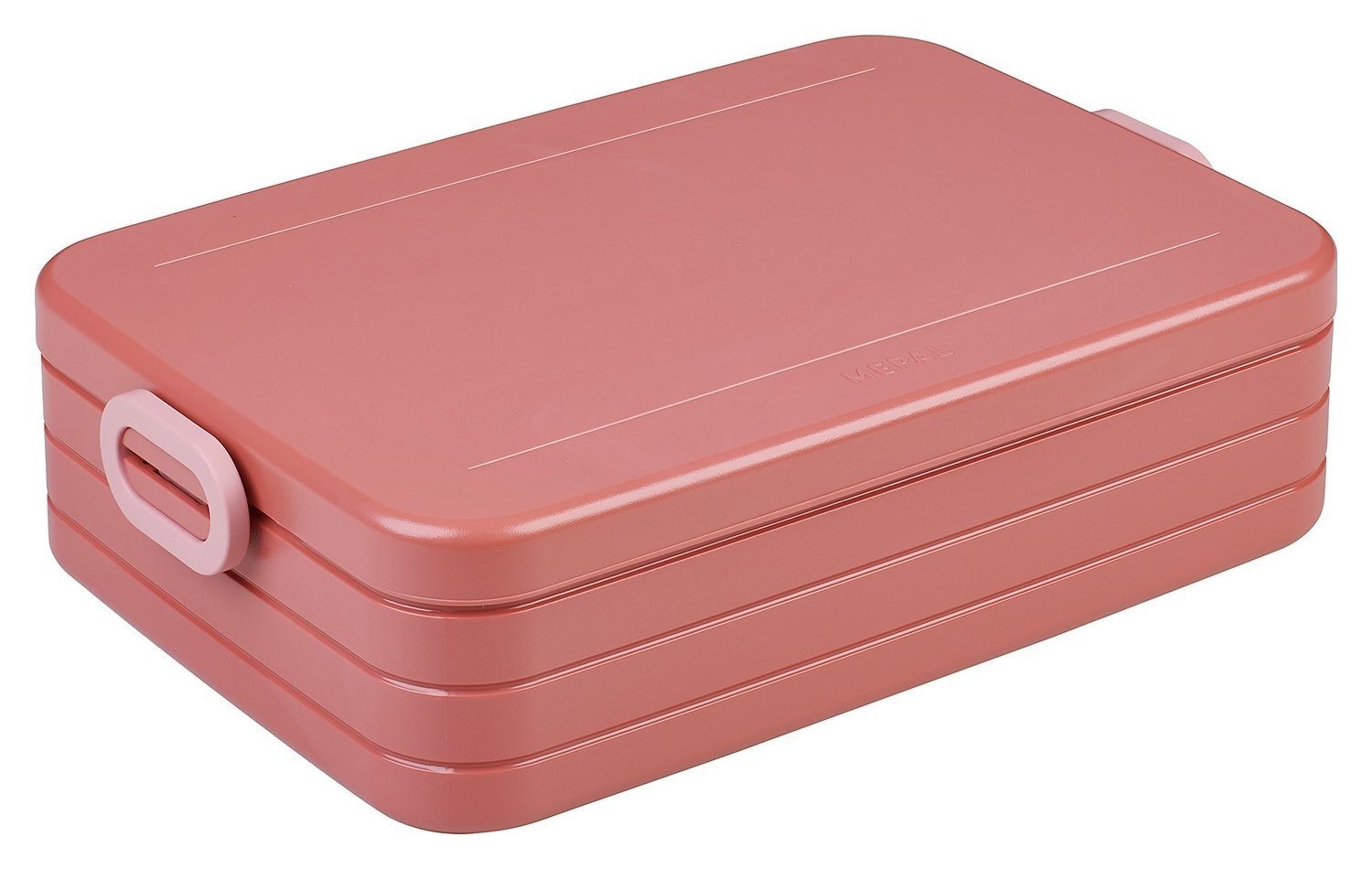 Aufbewahrungsschüssel Lunchbox ELLIPSE, Rosa, B 25,5 cm