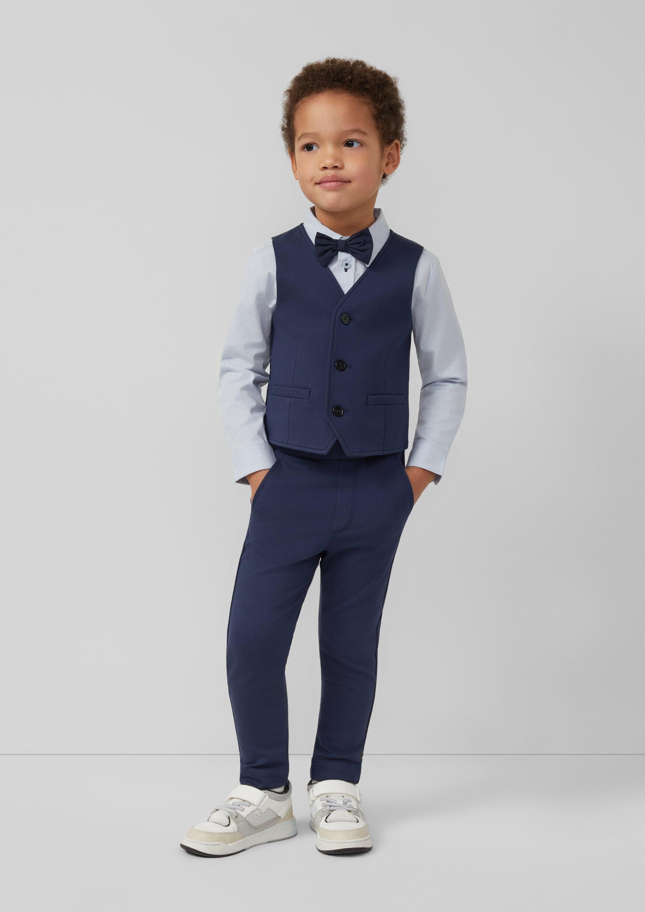 s.Oliver Jackenblazer Indoor-Weste Weste aus Interlockjersey