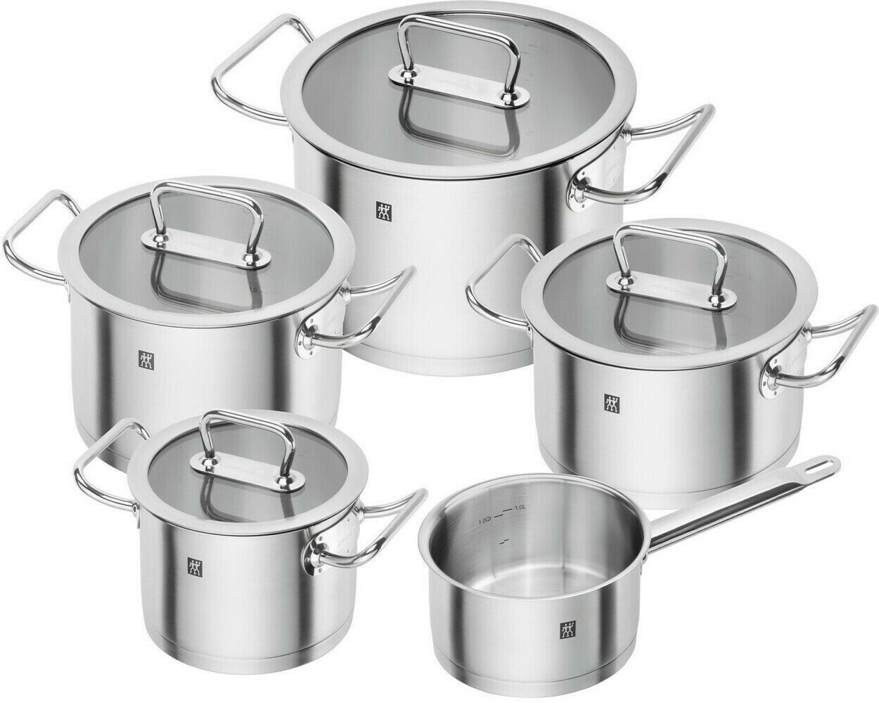 Bratentopf Zwilling Topfset Pro 5tlg Edelstahl 18 10 Braten Stiel Fleischtopf Set