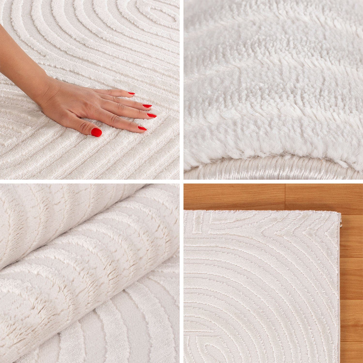 SIMPEX24 Designteppich Skandinavisches Boho Design, Läufer, günstig online kaufen