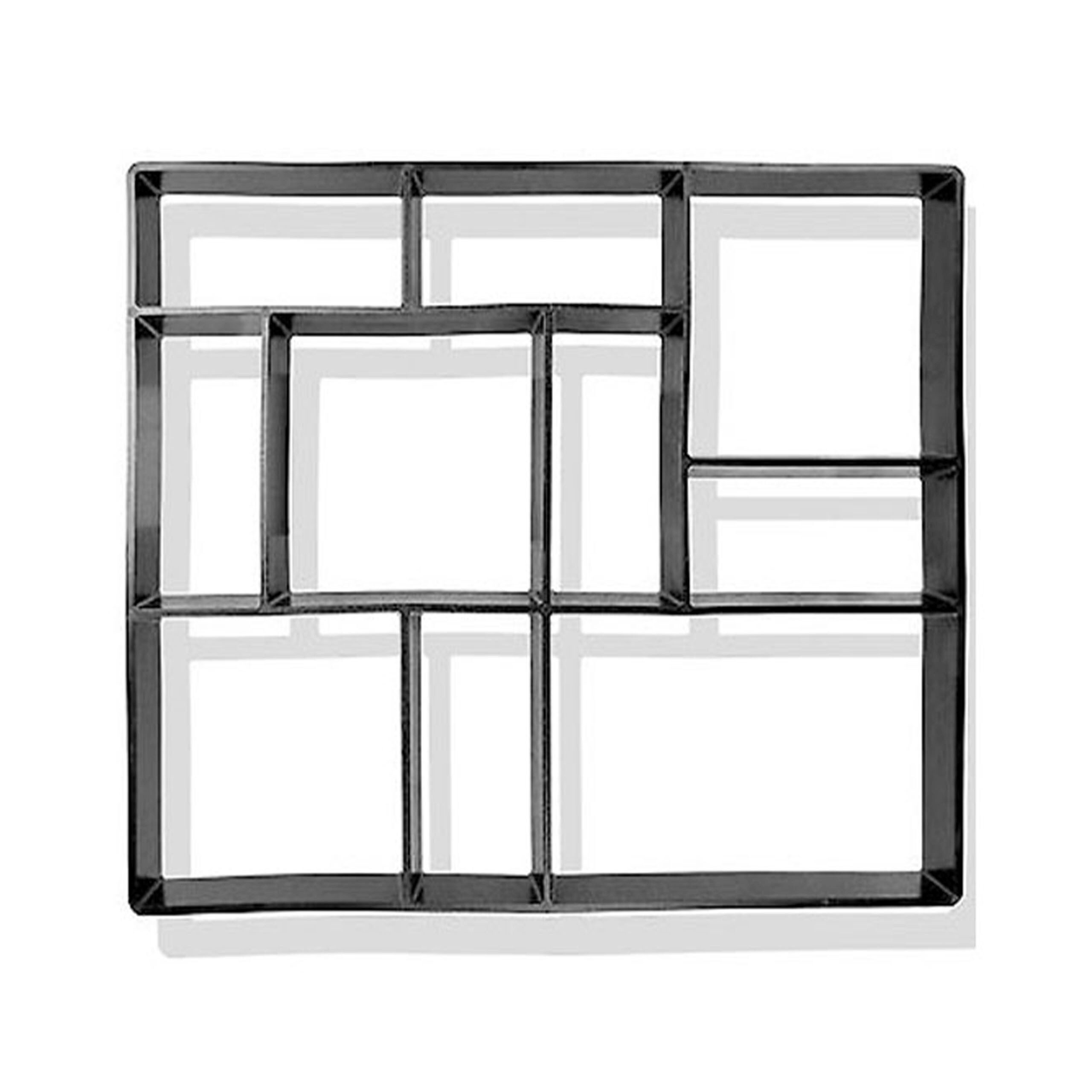 relaxdays Leichtbeton-Bauplatte Pflasterform 2er Set 40 x 45 cm, (2-St)