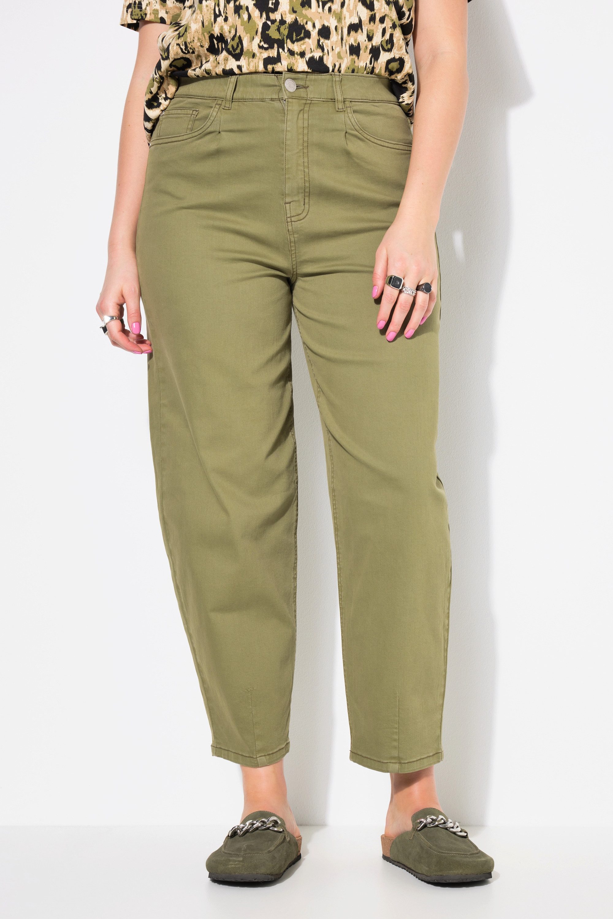 Studio Untold Regular-fit-Jeans Ballon-Jeans 5-Pocket elastischer günstig online kaufen