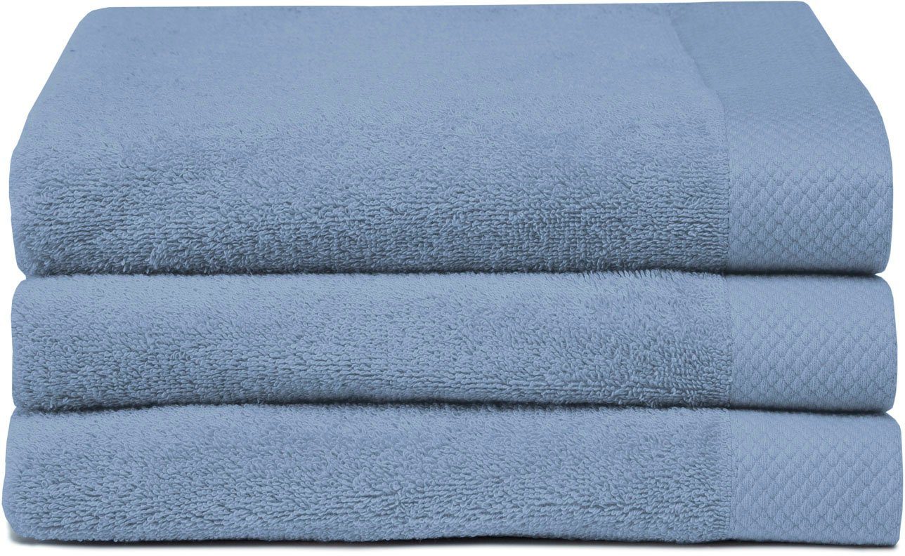 Seahorse Handtuch Seahorse Pure, Frottiervelours (3-St), günstig online kaufen