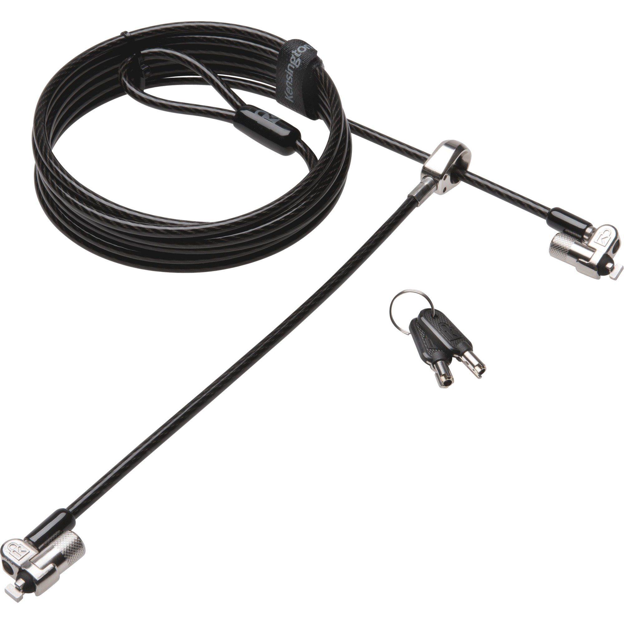 KENSINGTON Laptopschloss Kensington MicroSaver 2.0 Twin-Schloss, Sicherheit
