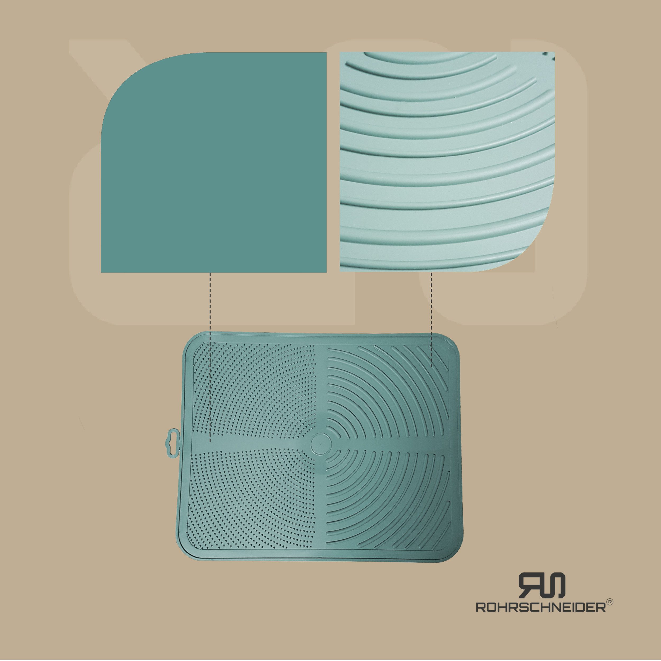 Rohrschneider Katzentoilette Schmutzfangmatte Katzentoilette Matte Vorleger günstig online kaufen