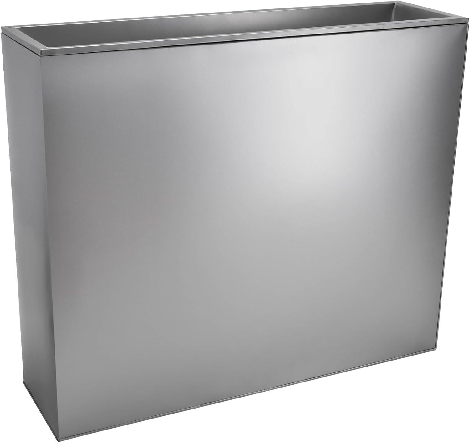 VIVANNO Pflanzkübel Zink ELEMENTO Kasten - Silber Matt (1 St), 90x25x75 cm