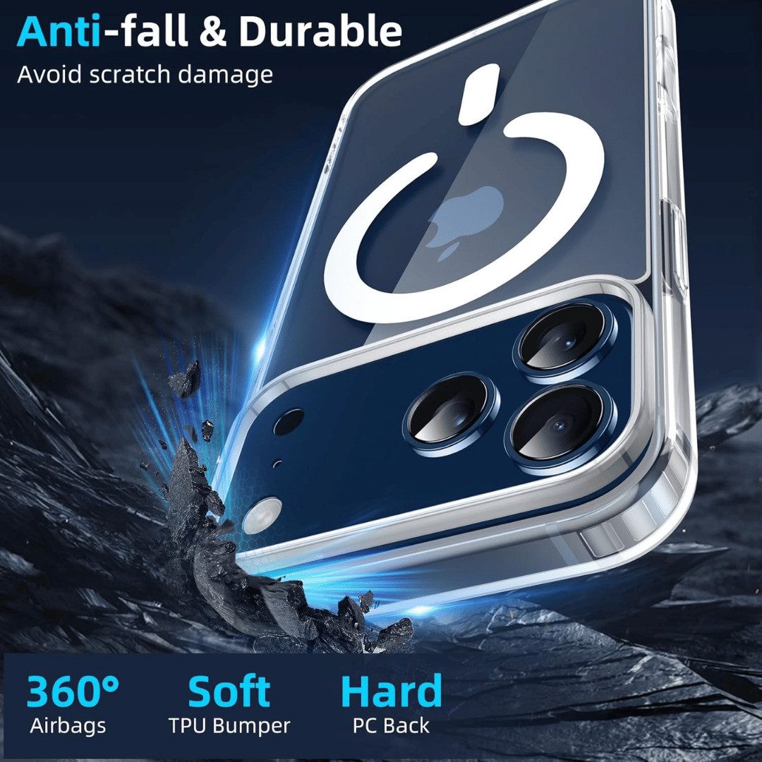 SmartUP Handyhülle + 2X Schutzglas für iPhone 17 Pro Max MagSafe Panzerglas Display Case 6,9 -Zoll, kompletter Rundumschutz – Bild 5 von 5