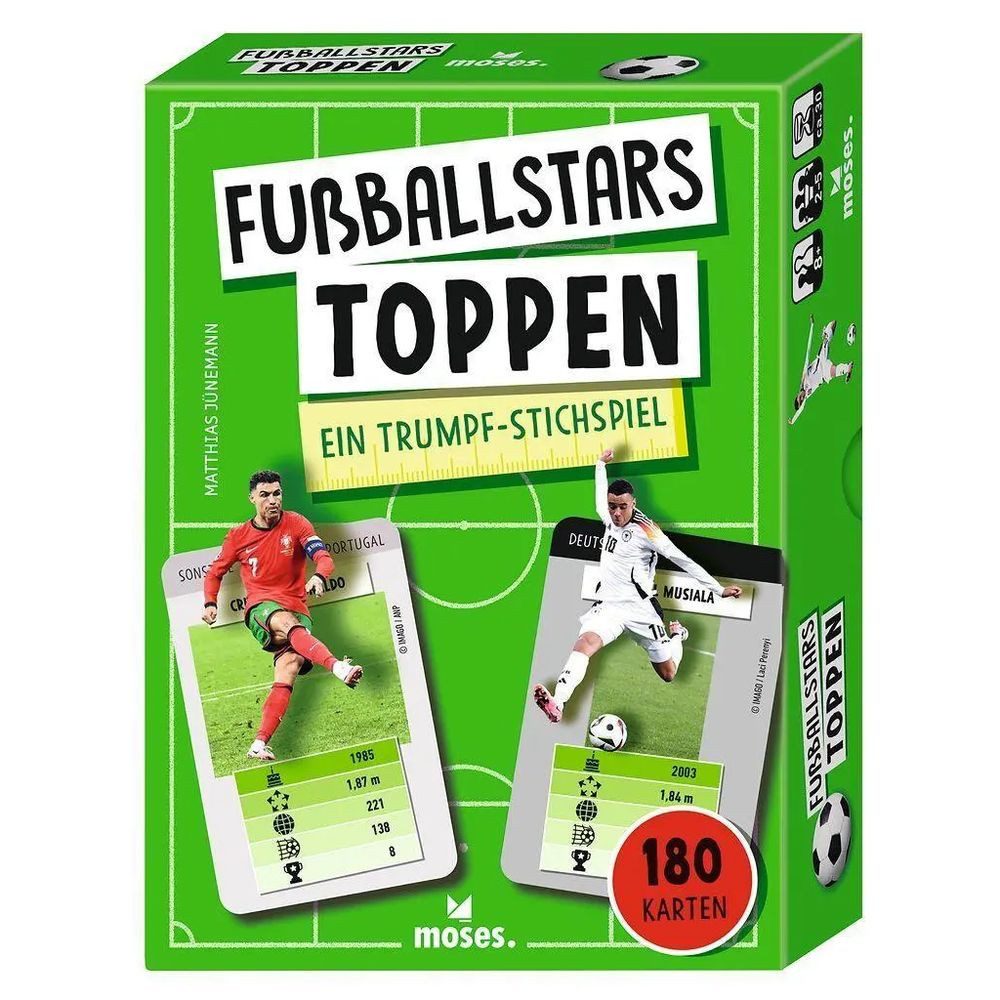 Moses. Verlag Spiel Fußballstars Toppen