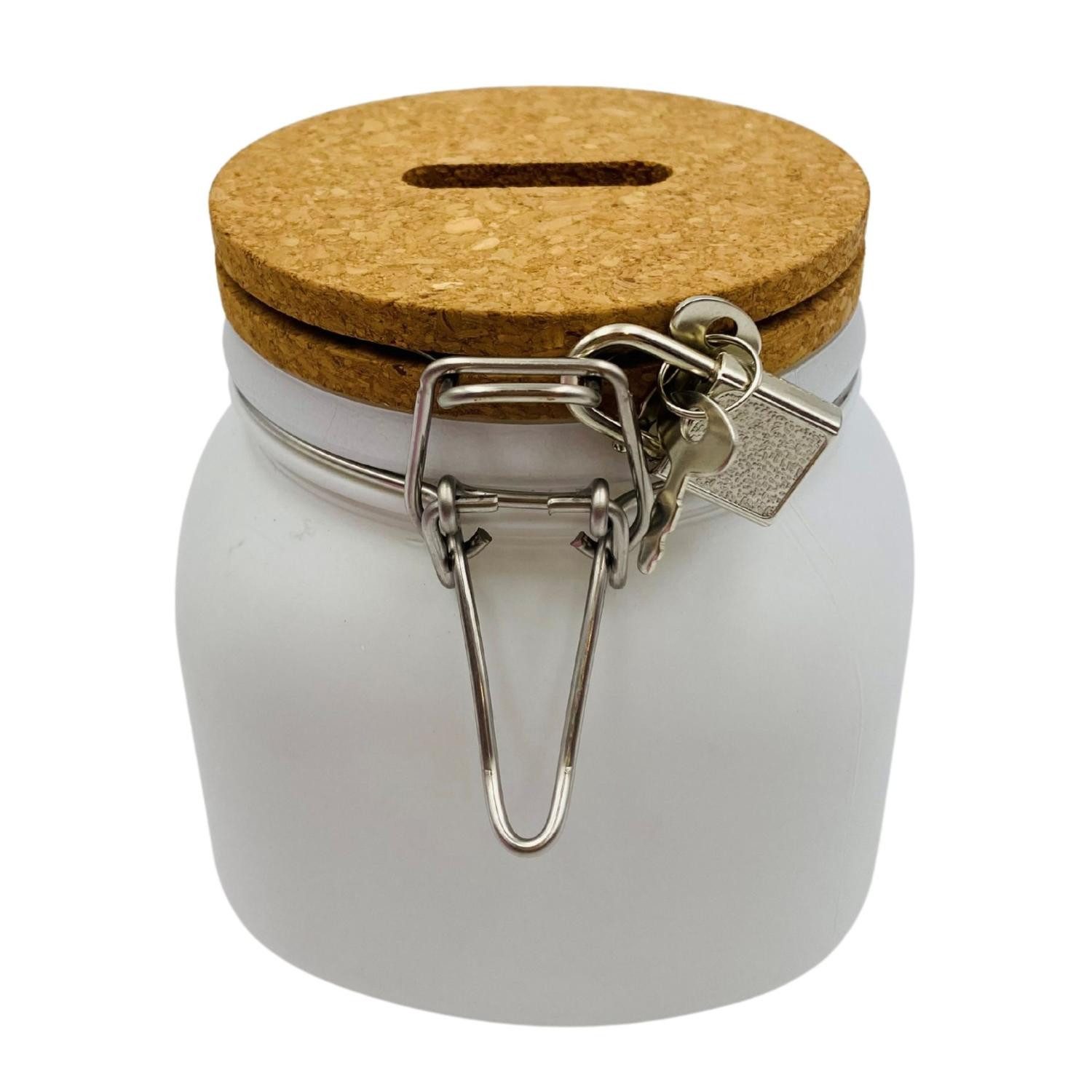 HERGO Creation Spardose HERGO Sparglas WUNSCHERFÜLLER mit Korkdeckel Spardo günstig online kaufen