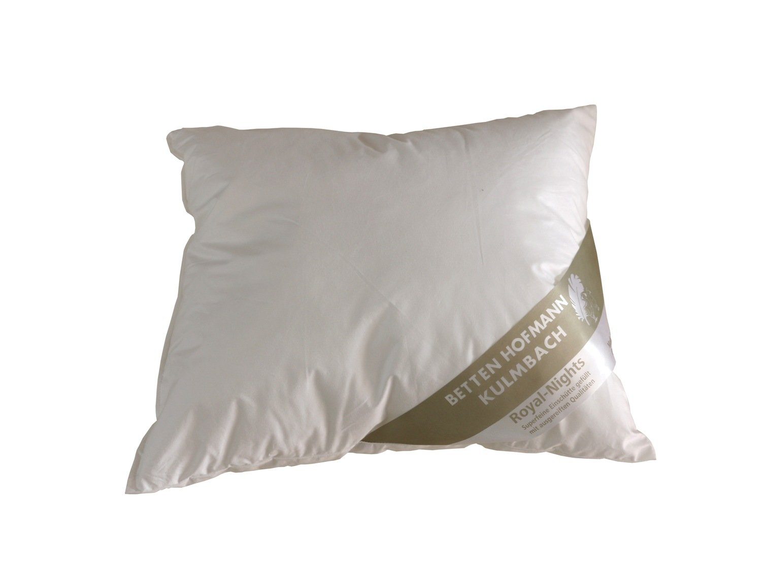 Betten Hofmann Federkopfkissen Betten Hofmann Franken Kopfkissen Federkissen 40x50cm 15% Daunen 250g, Füllung: 85% Federn, 15% Daunen, Bezug: 100% Baumwolle, Bauchschschläfer, Seitenschläfer, Rückenschläfer, regional, made in Germany, mit fränkischer Füllung