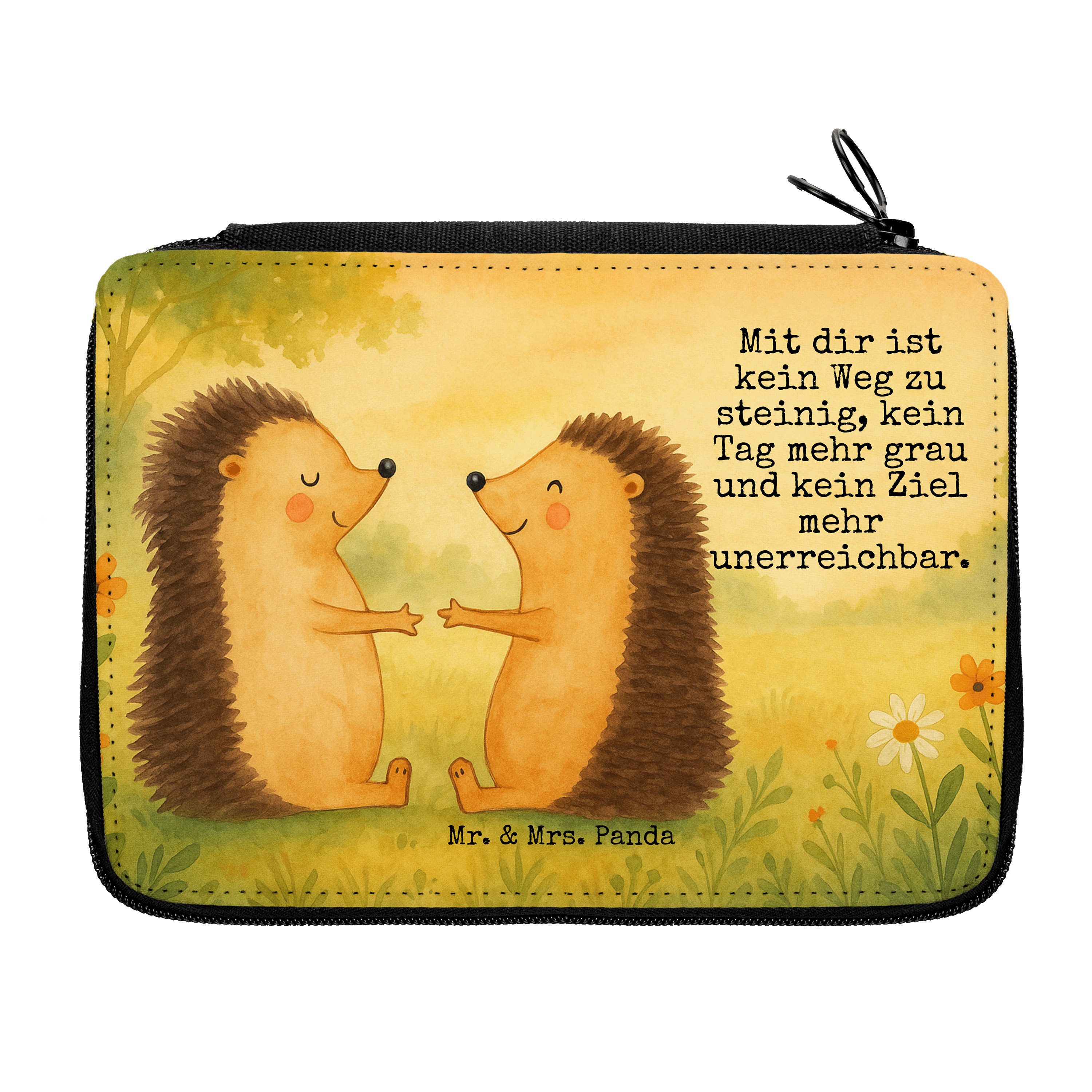 Federmäppchen Igel Liebe Design, Mäppchen, Weiß, Federmäppchen, Geschenk, Mäppchen