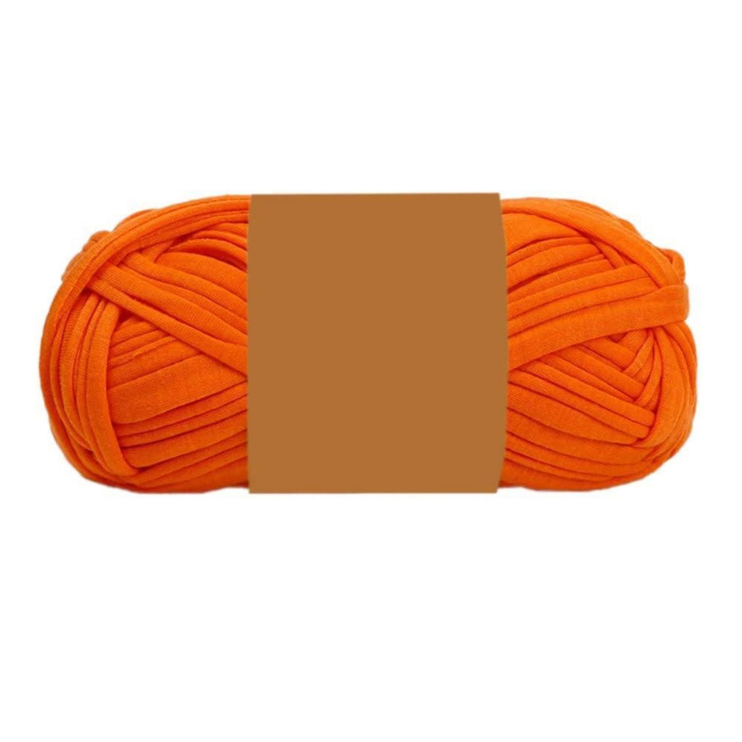 LuxusKollektion Baumwollgarn Orange 100g Häkelwolle